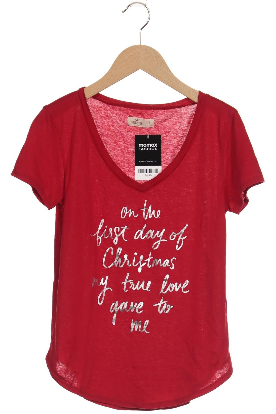 

Hollister Damen T-Shirt, rot, Gr. 34