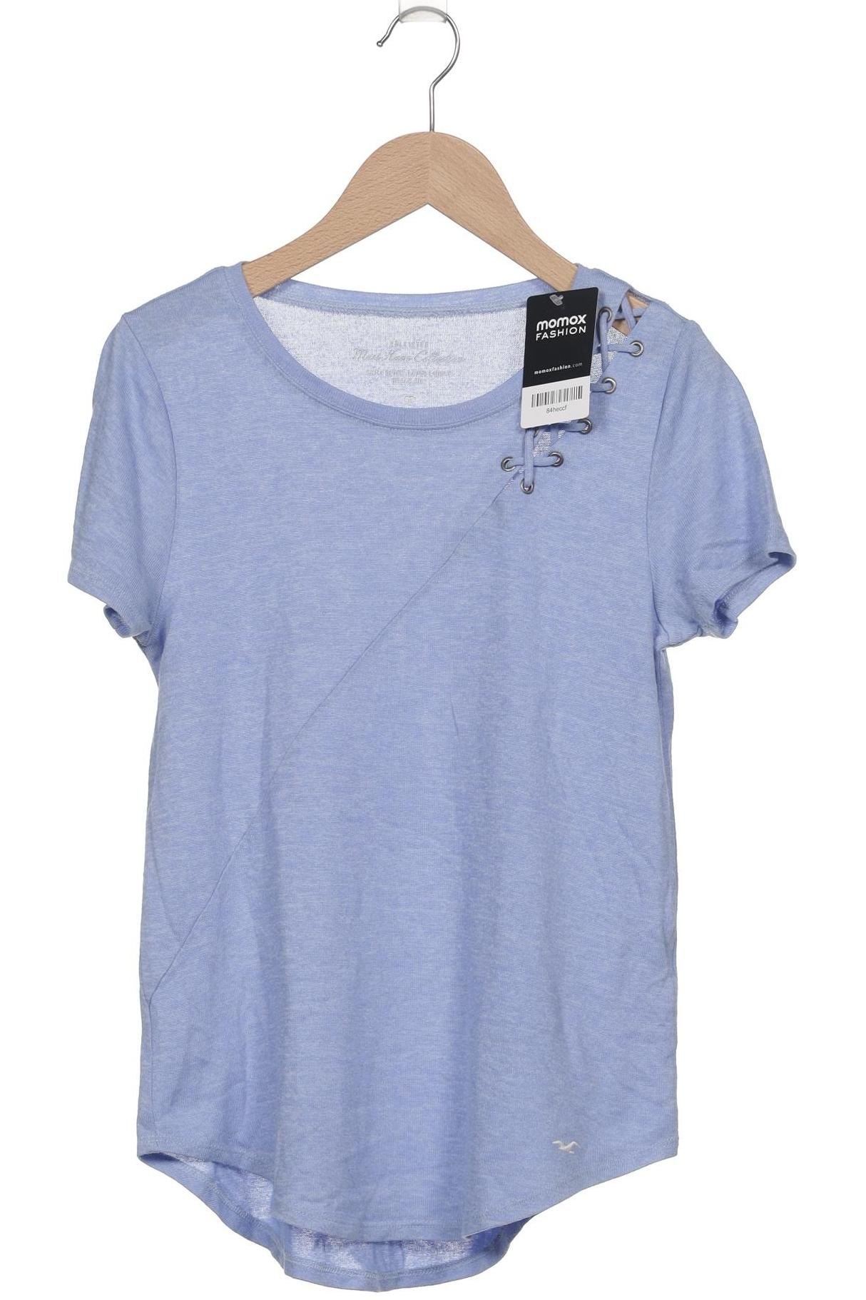 

Hollister Damen T-Shirt, blau, Gr. 34