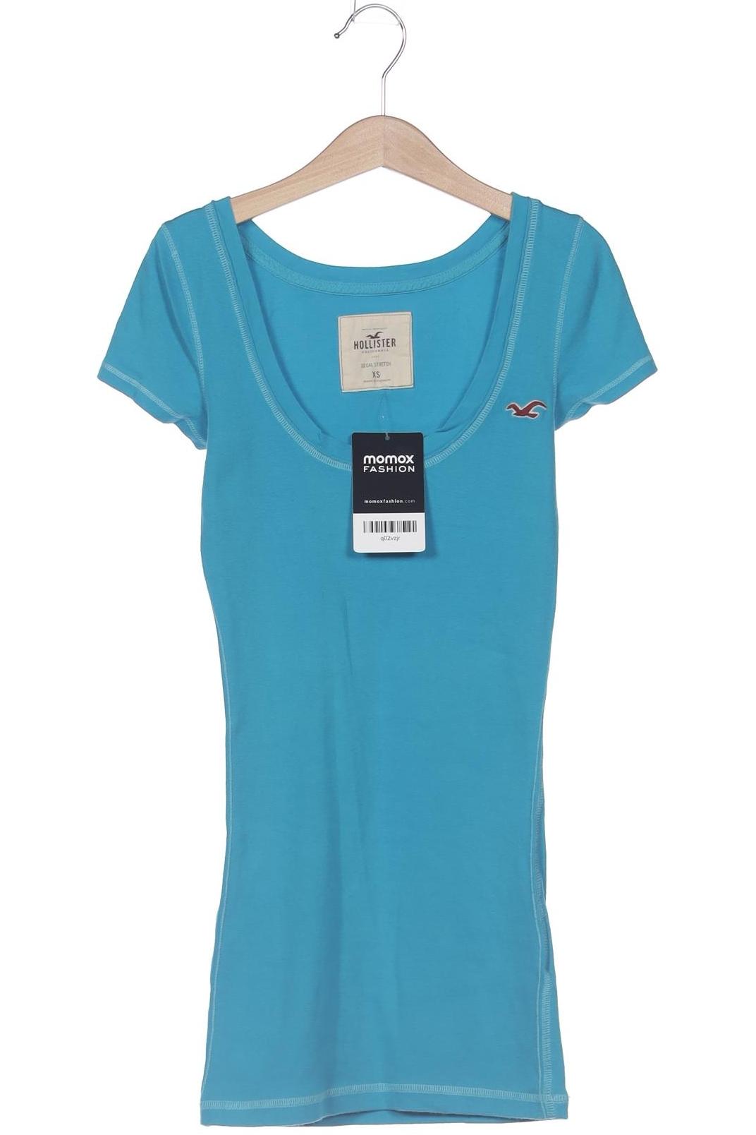

Hollister Damen T-Shirt, blau, Gr. 34
