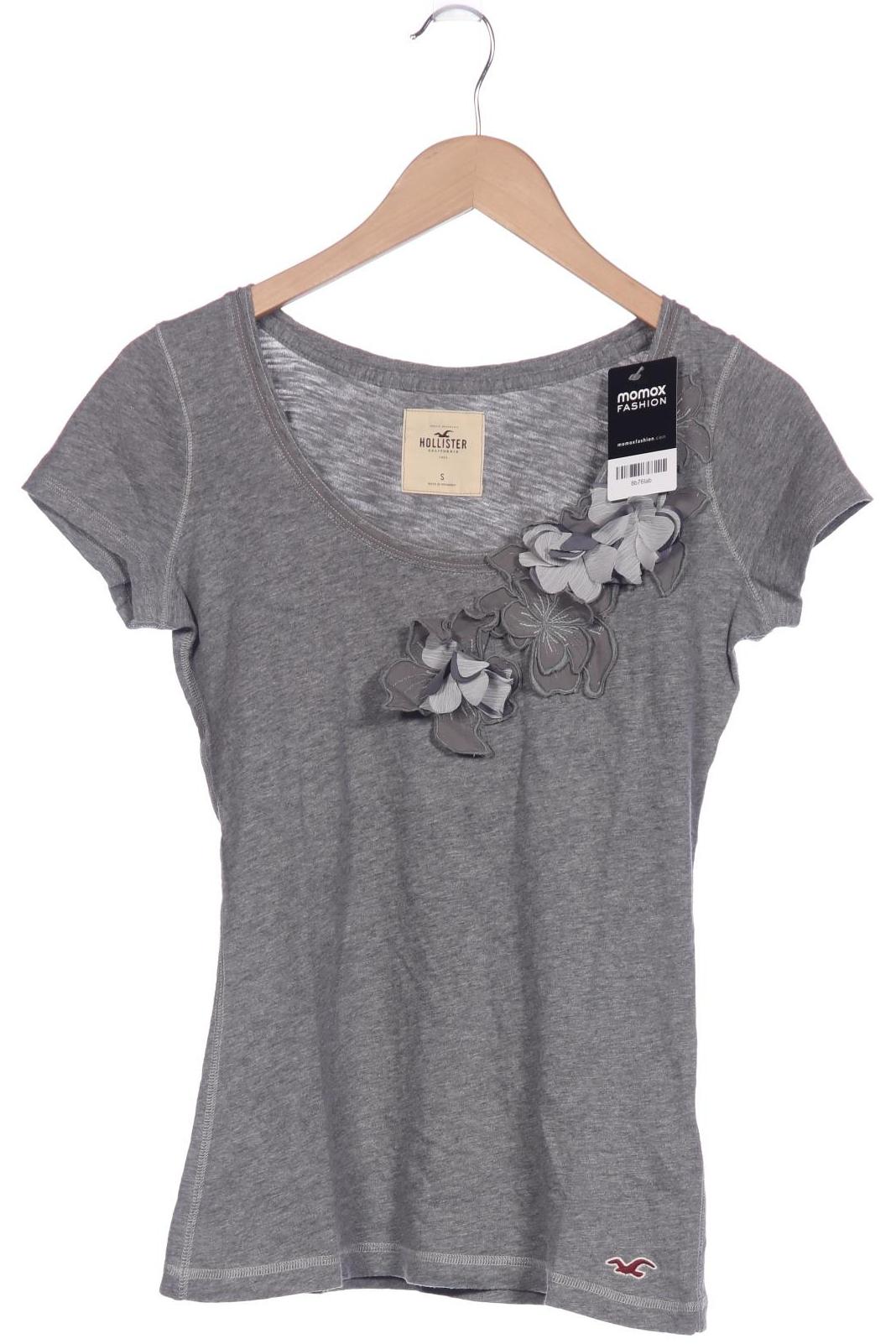 

Hollister Damen T-Shirt, grau, Gr. 36