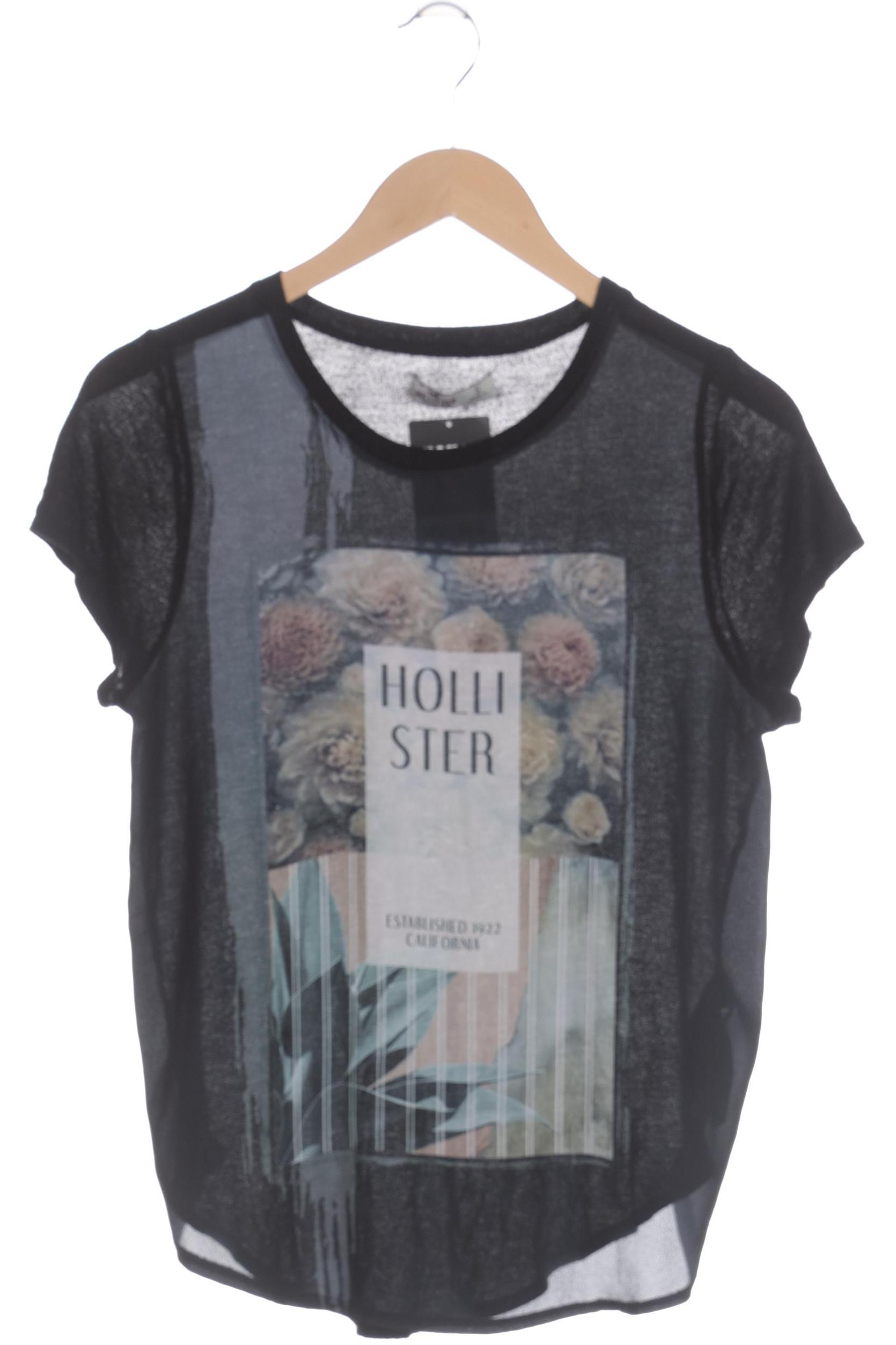 

Hollister Damen T-Shirt, schwarz, Gr.