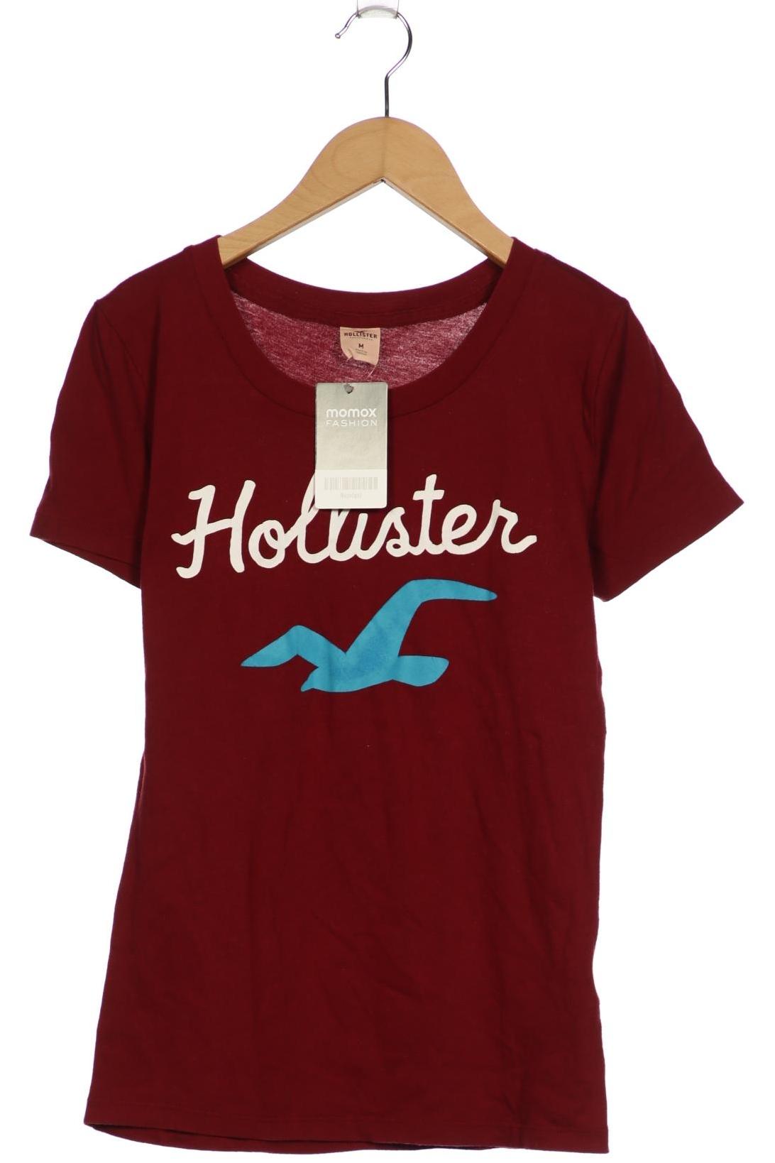 

Hollister Damen T-Shirt, bordeaux, Gr. 38