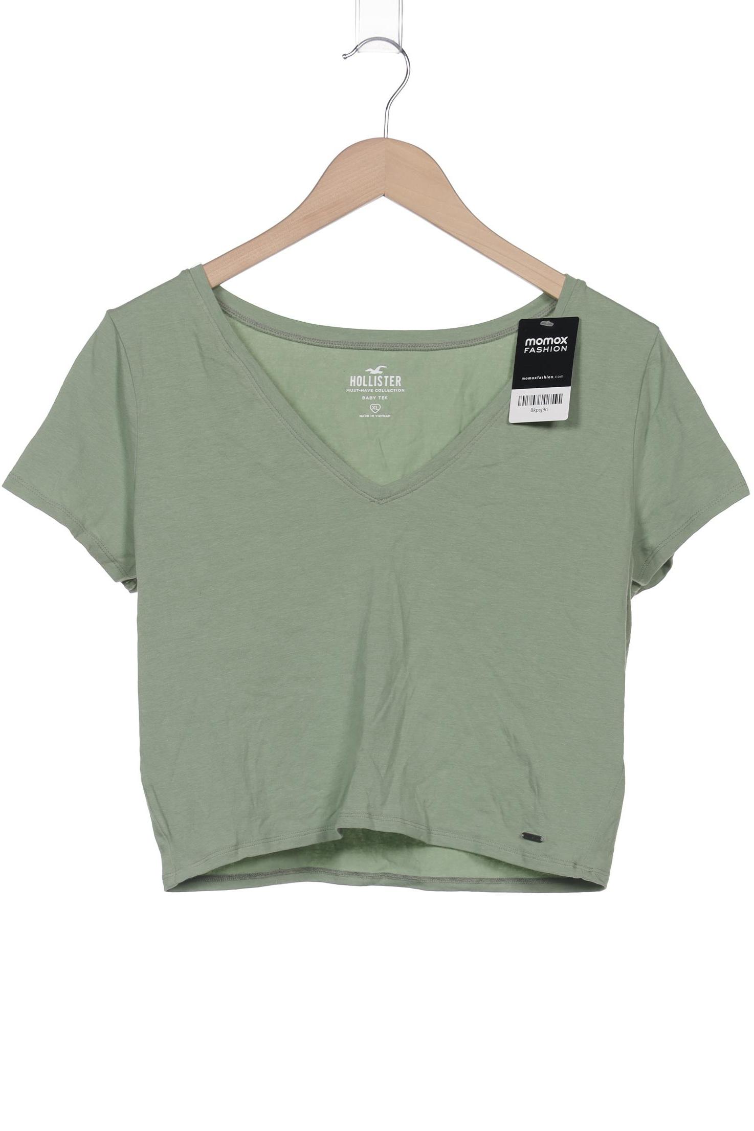 

Hollister Damen T-Shirt, grün, Gr. 44
