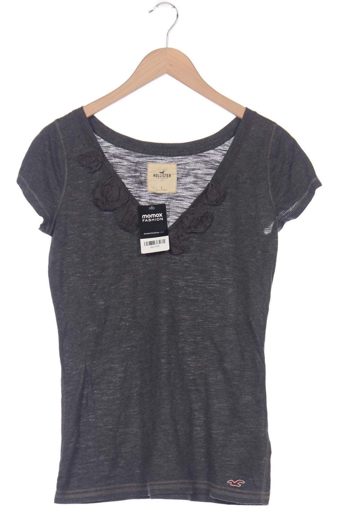 

Hollister Damen T-Shirt, grau, Gr. 42