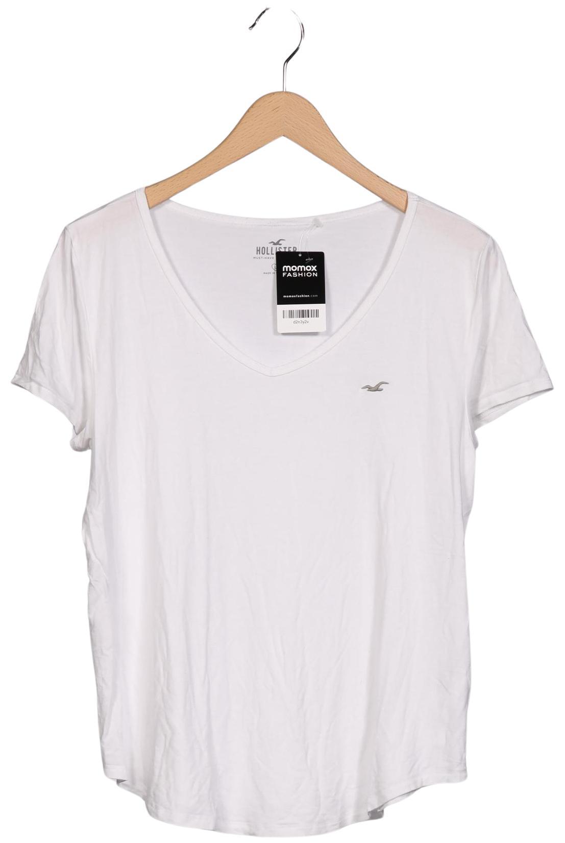 

Hollister Damen T-Shirt, weiß, Gr. 42