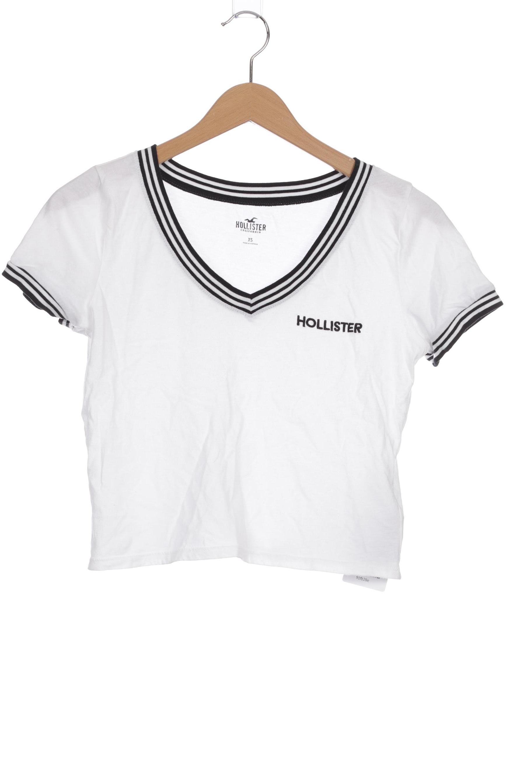 

Hollister Damen T-Shirt, weiß, Gr. 34