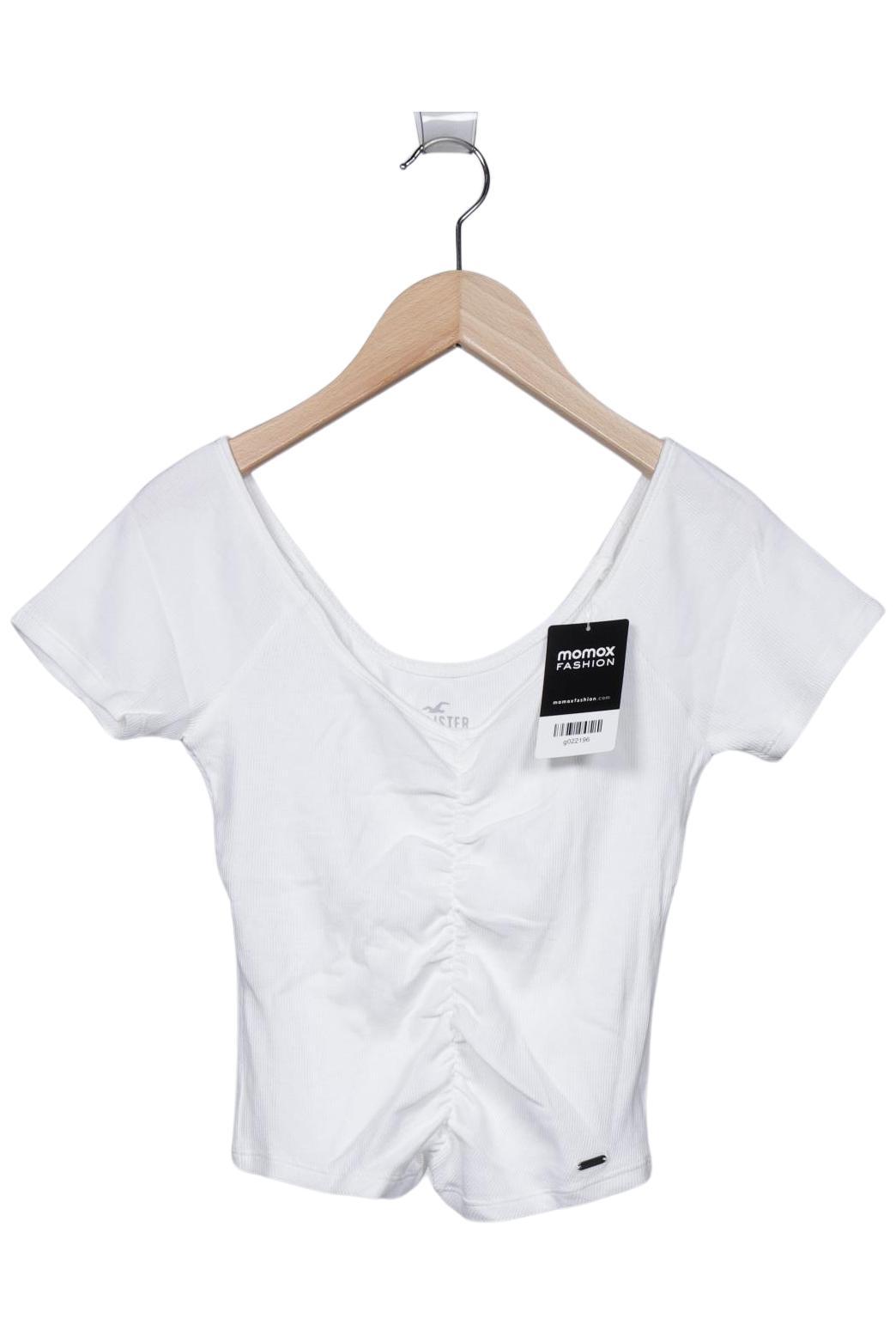 

Hollister Damen T-Shirt, cremeweiß, Gr. 36