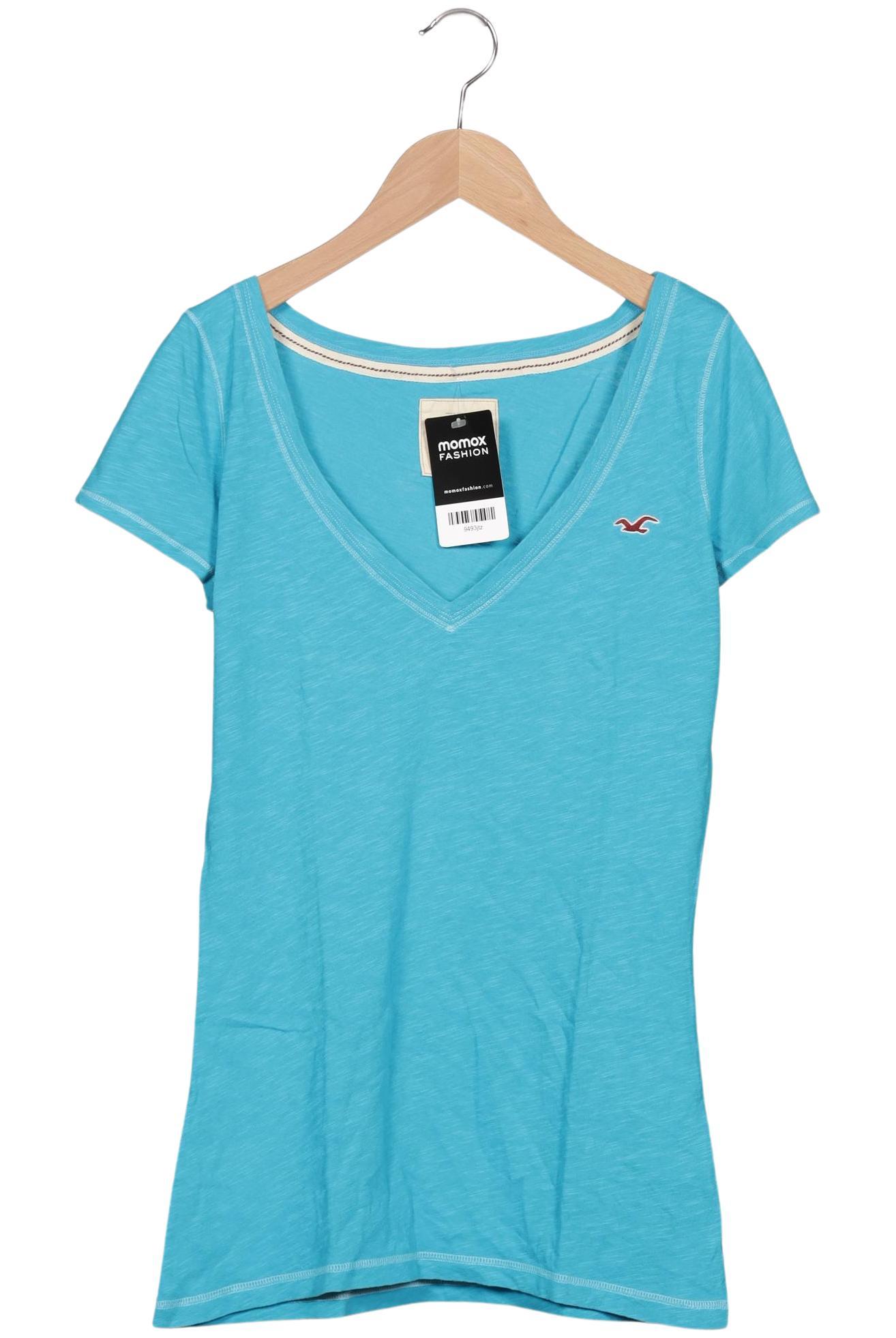 

Hollister Damen T-Shirt, blau, Gr. 36