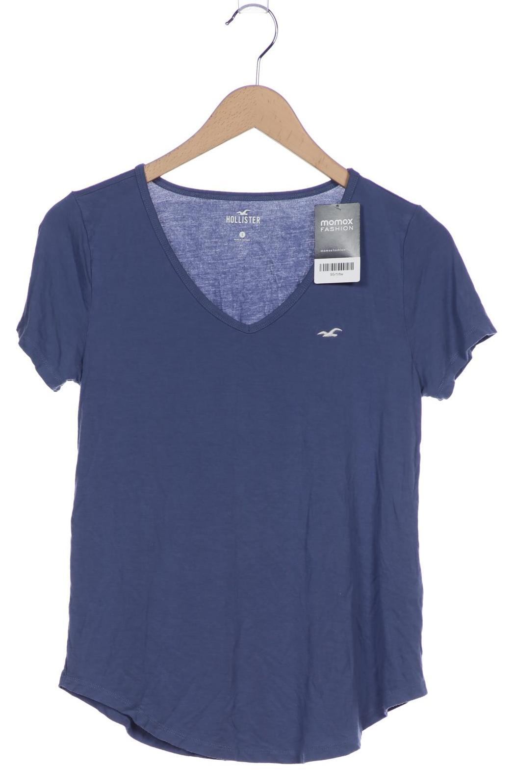 

Hollister Damen T-Shirt, blau, Gr. 36