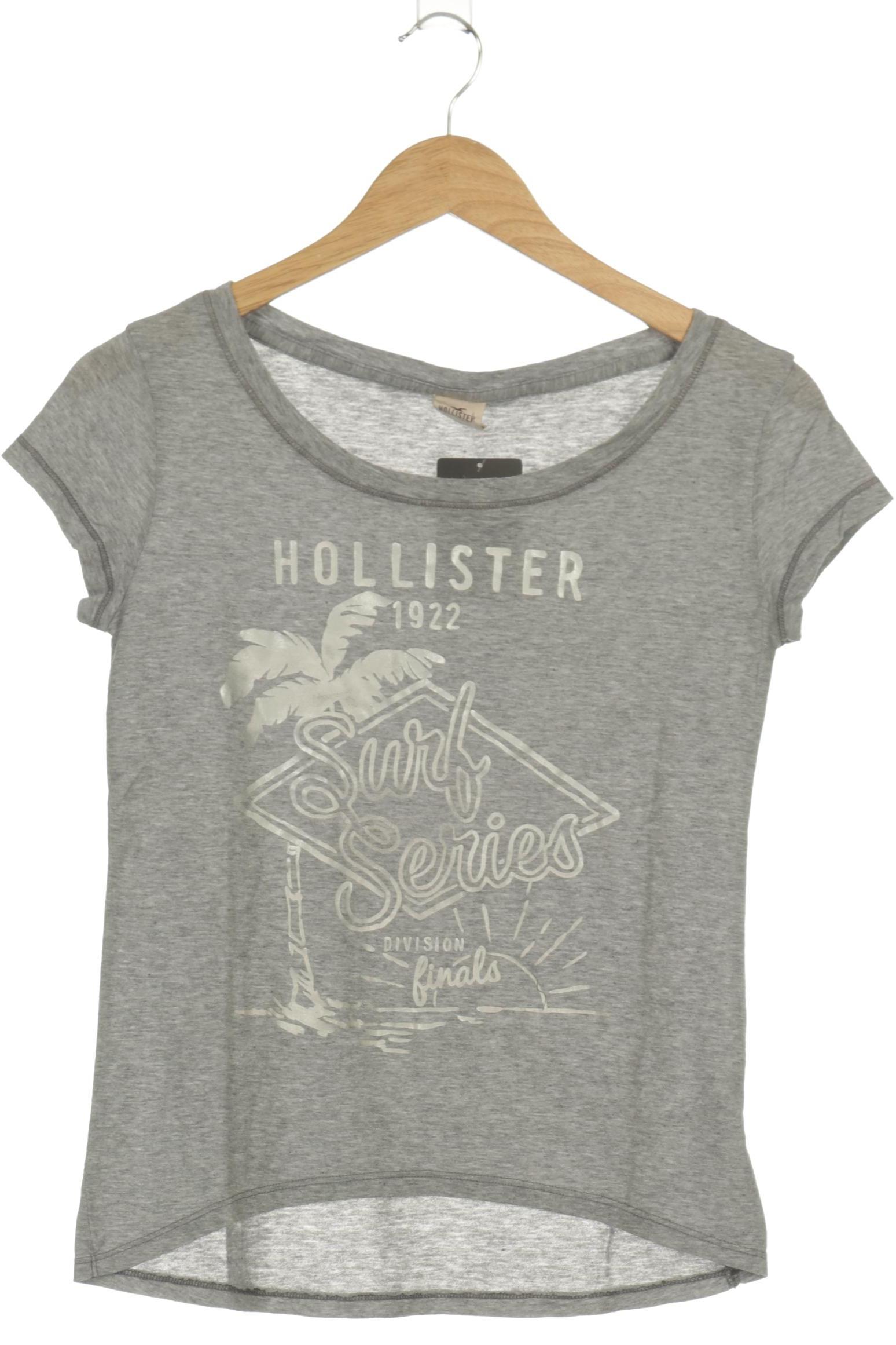 

Hollister Damen T-Shirt, grau, Gr.