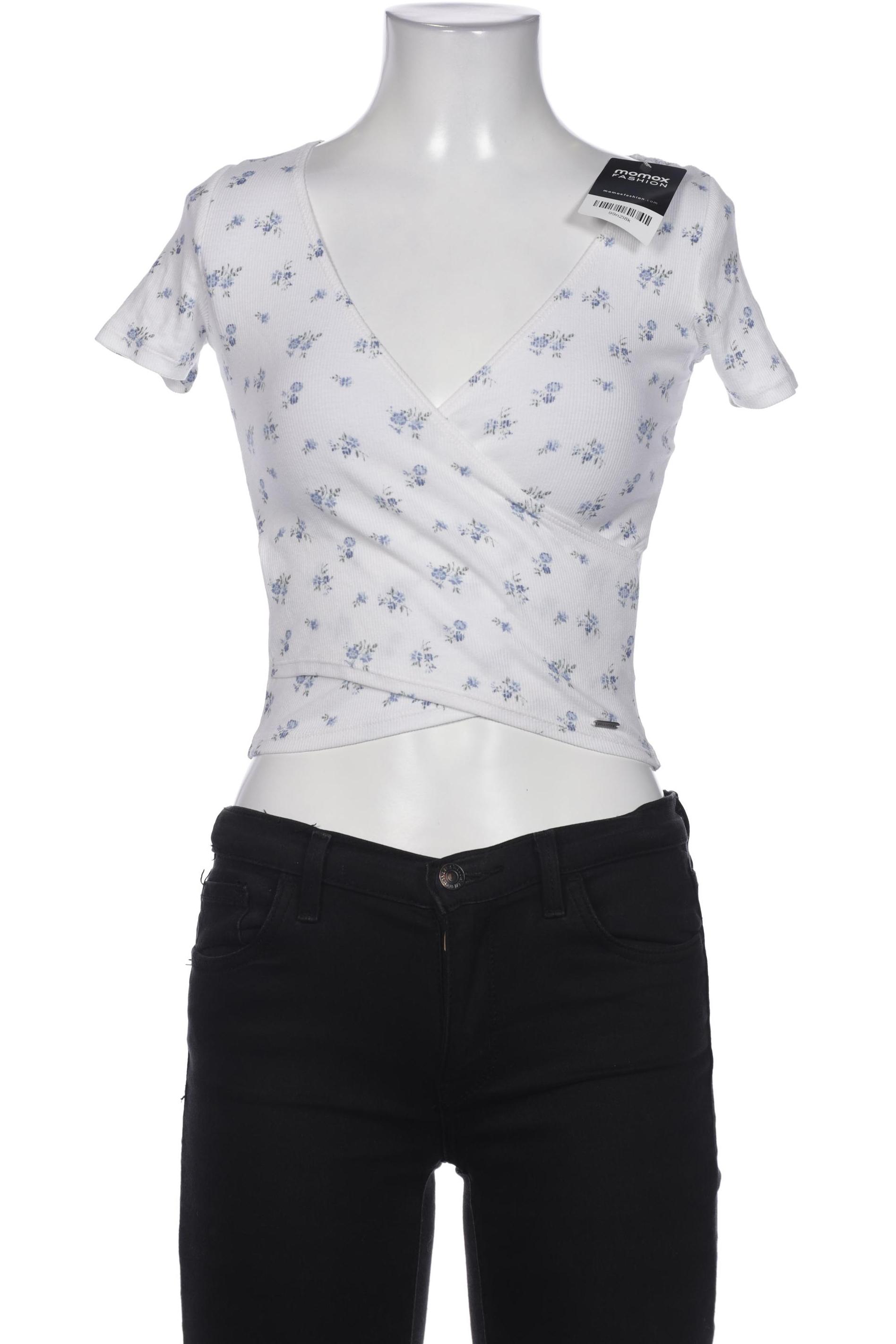 

Hollister Damen T-Shirt, weiß, Gr. 34