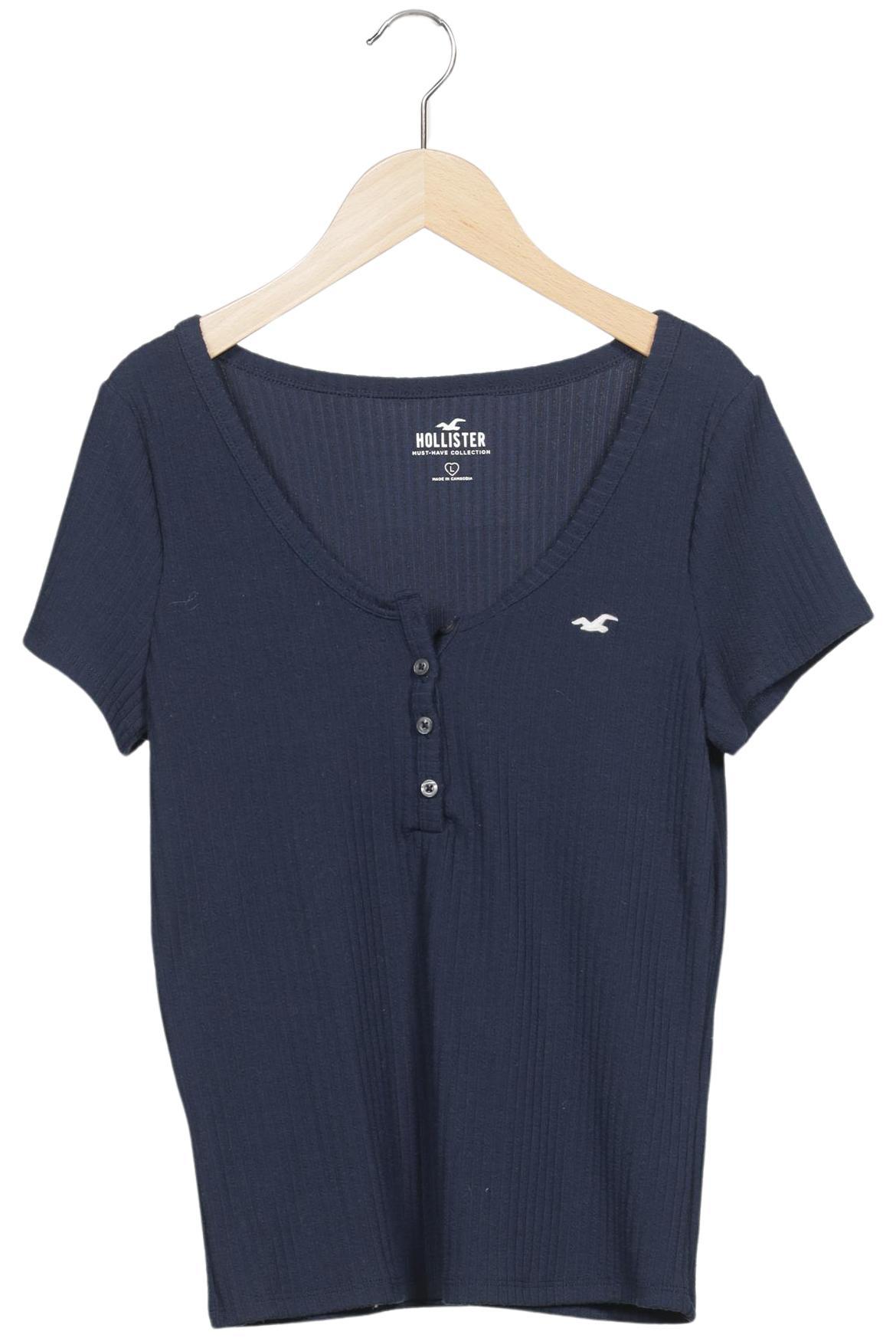 

Hollister Damen T-Shirt, marineblau, Gr. 42
