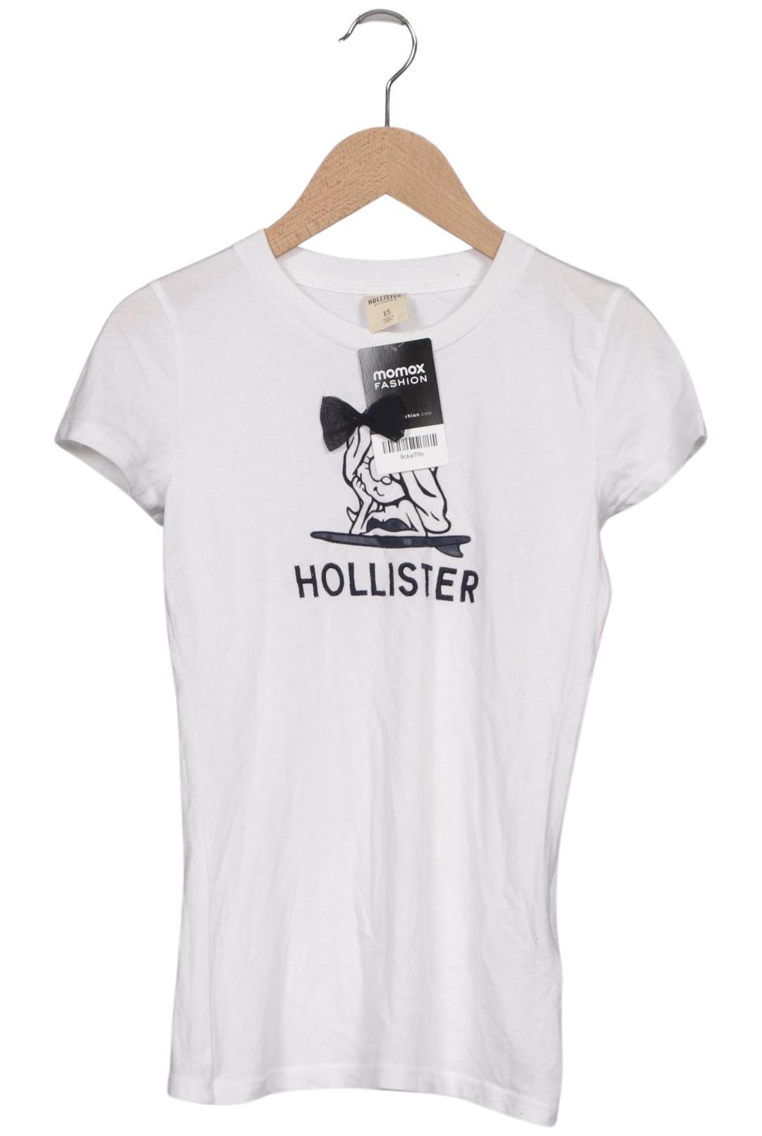 

Hollister Damen T-Shirt, weiß, Gr. 34