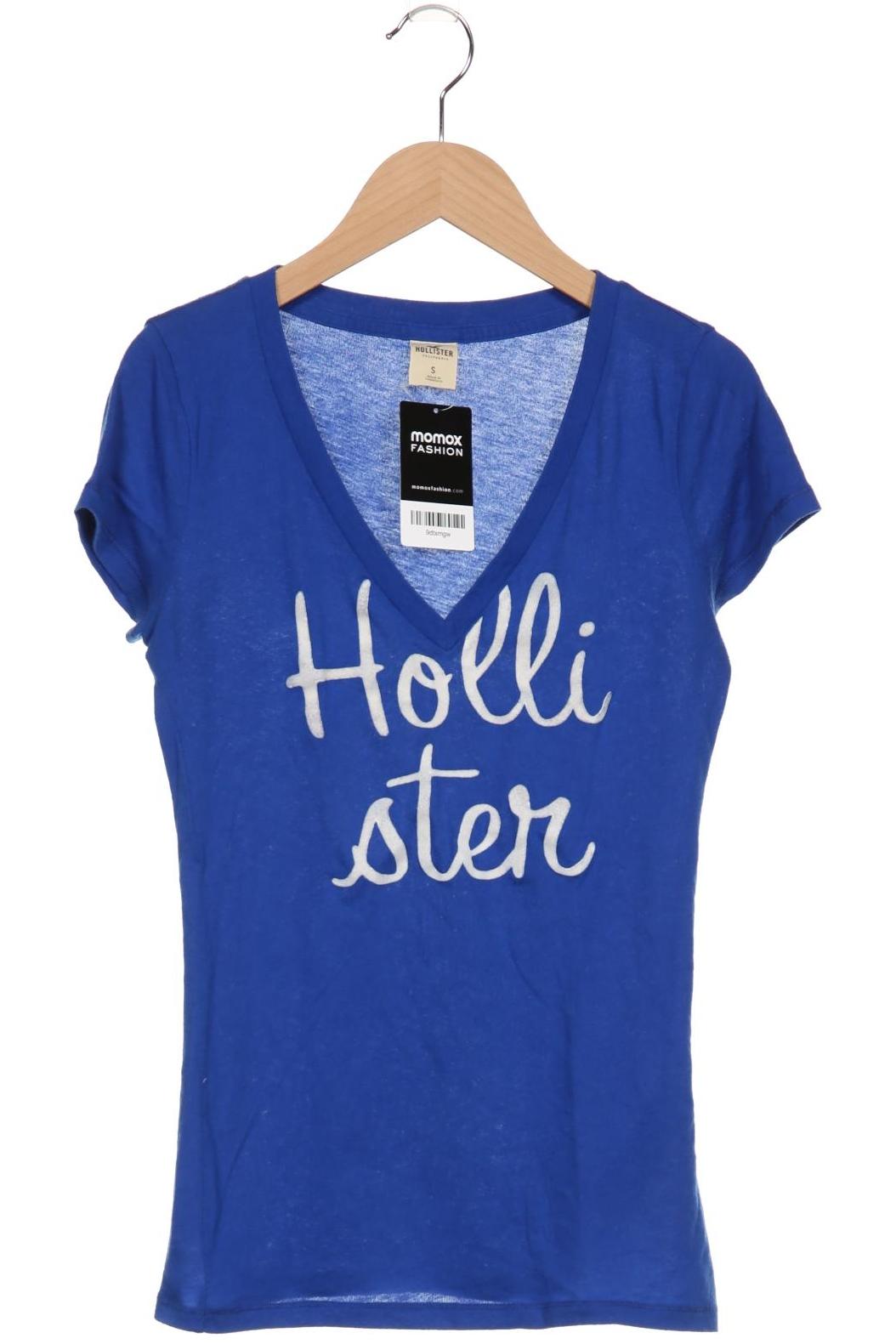 

Hollister Damen T-Shirt, blau, Gr. 36