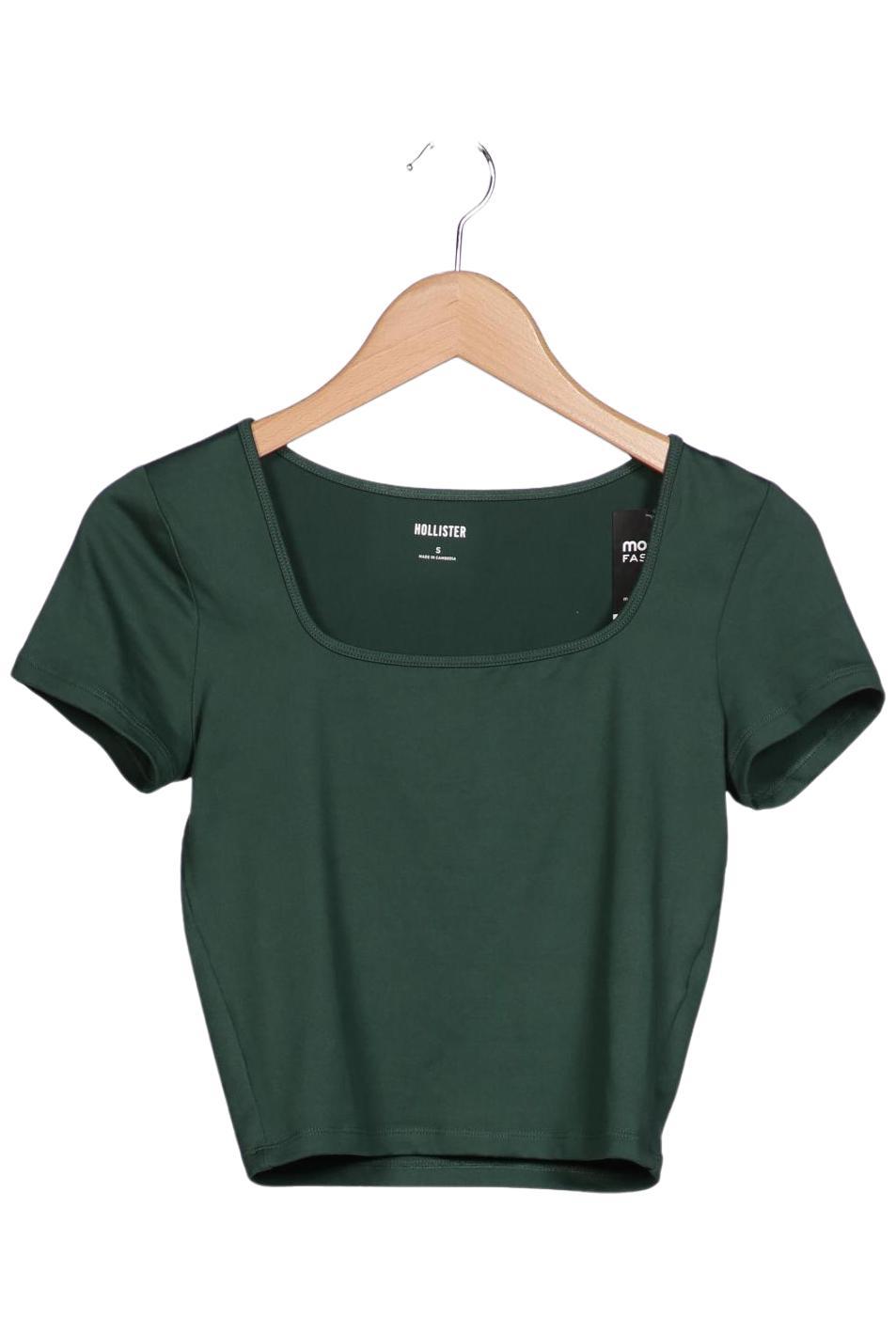 

Hollister Damen T-Shirt, grün, Gr. 36