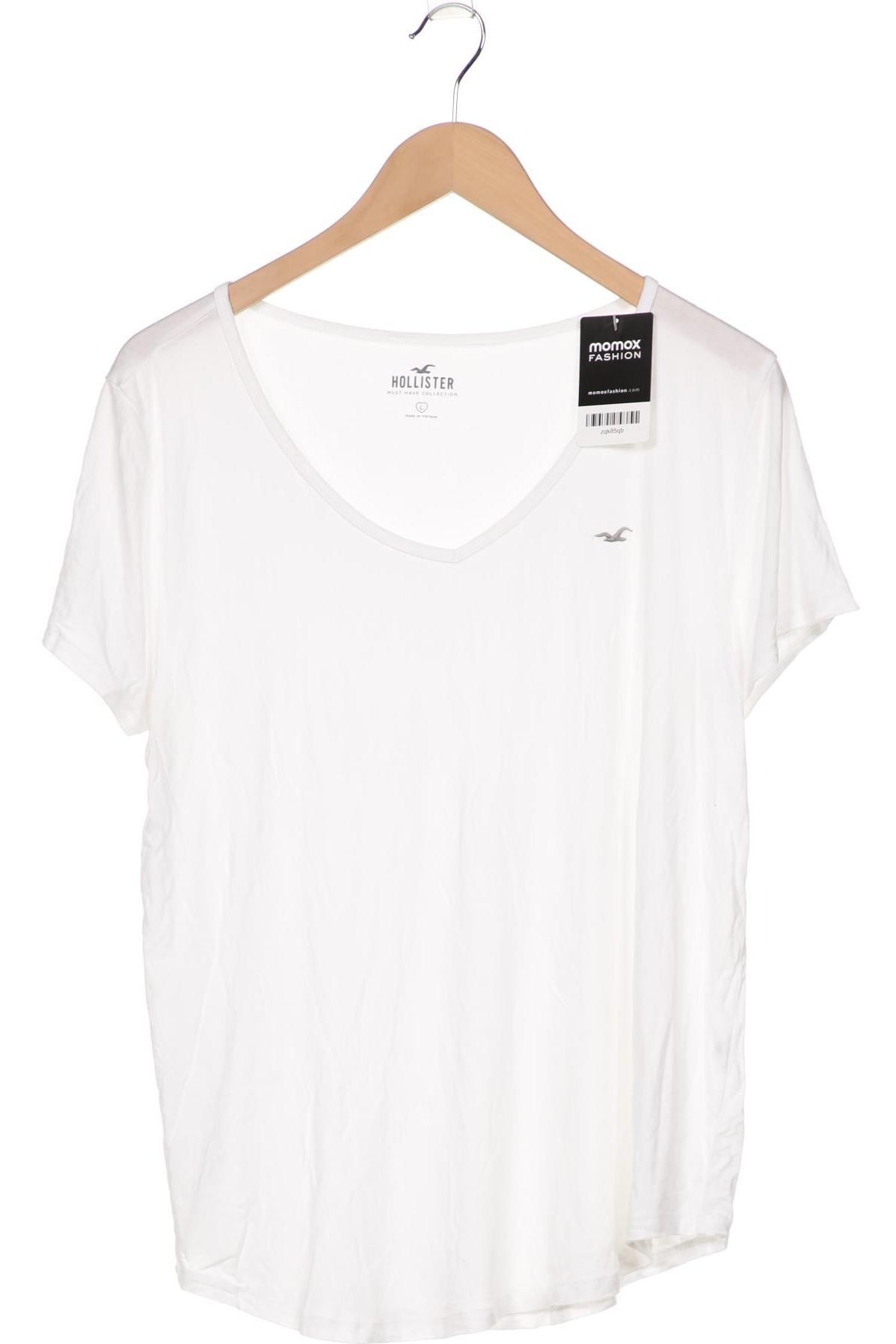 

Hollister Damen T-Shirt, weiß, Gr. 42