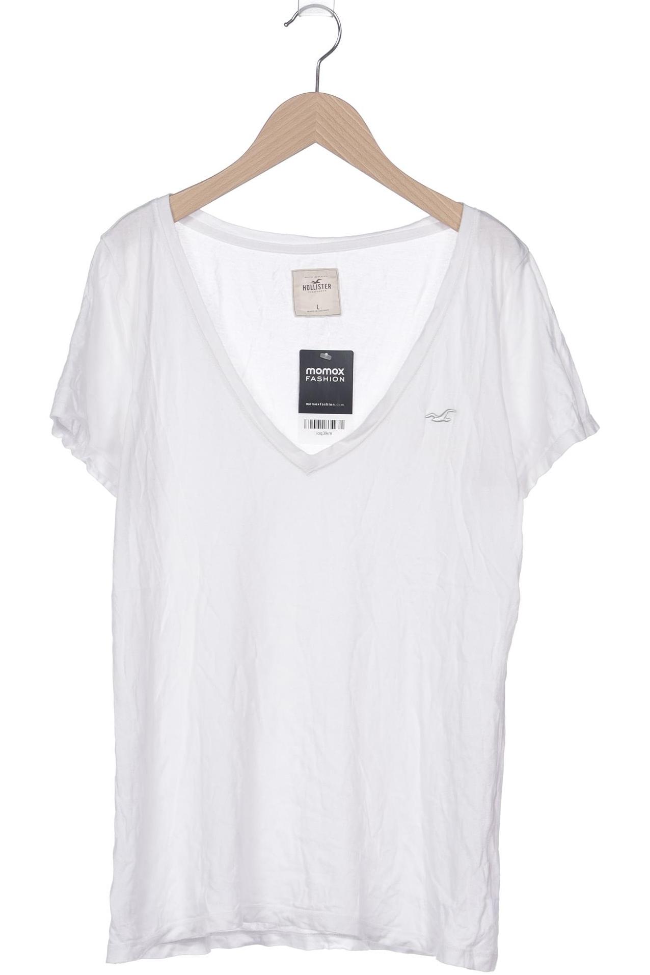 

Hollister Damen T-Shirt, weiß, Gr. 42