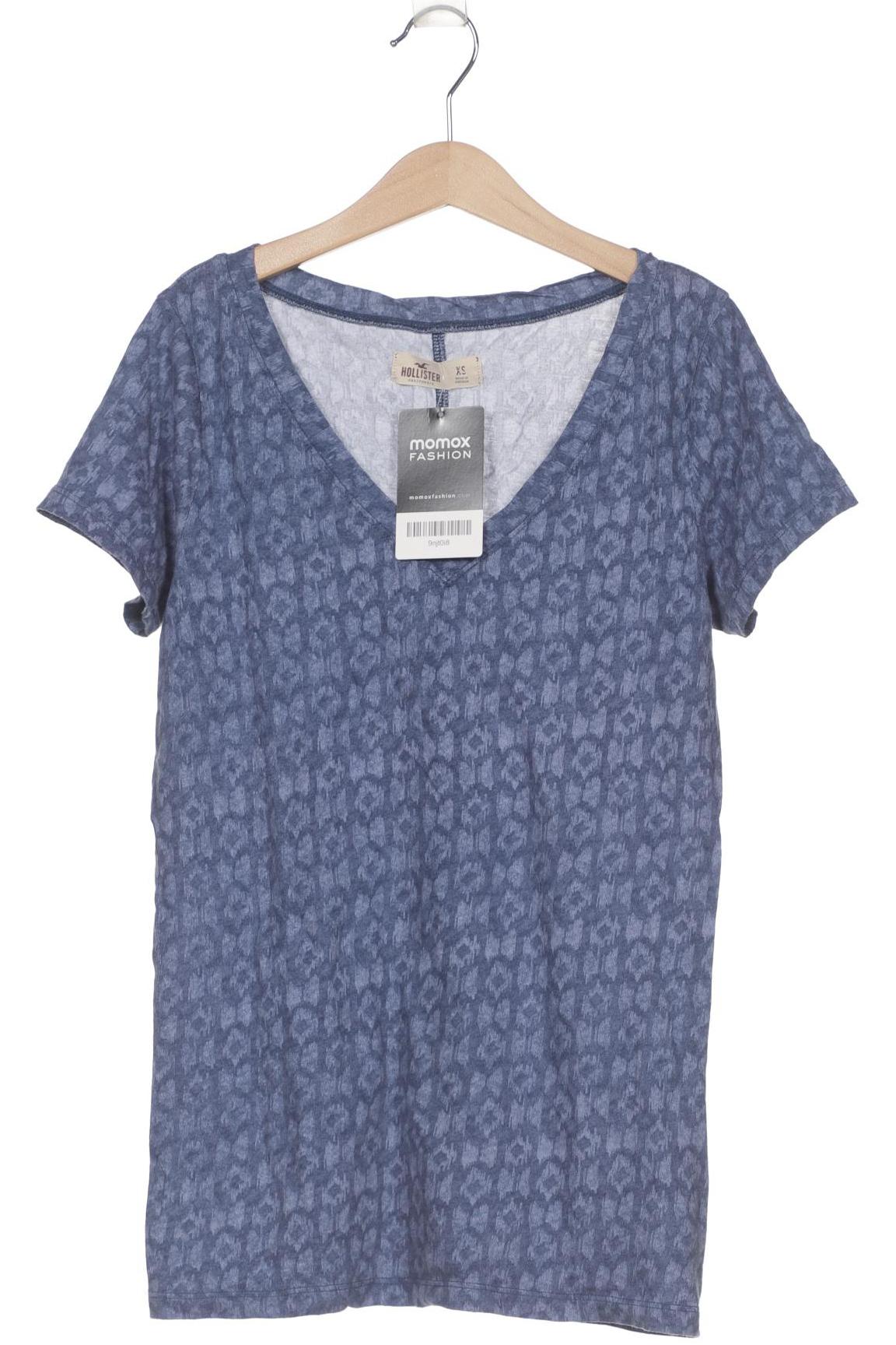 

Hollister Damen T-Shirt, blau, Gr. 34