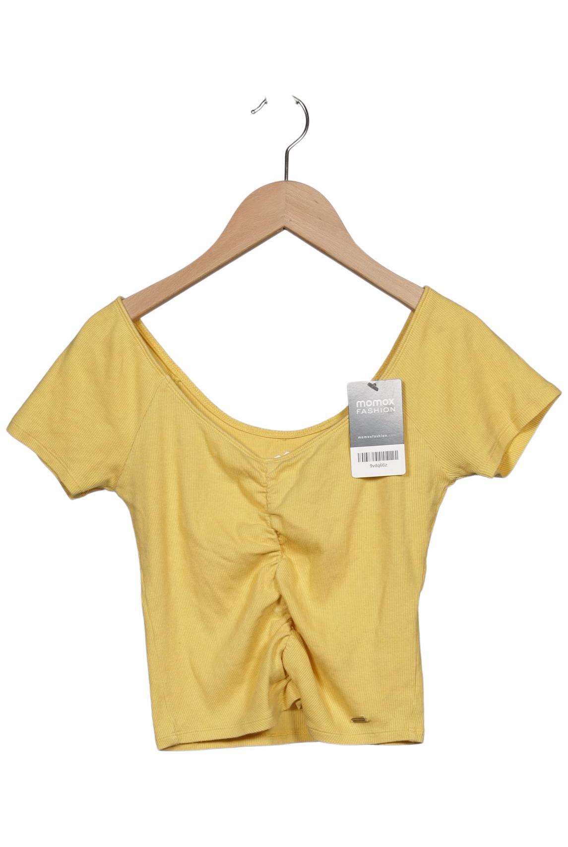 

Hollister Damen T-Shirt, gelb, Gr. 36