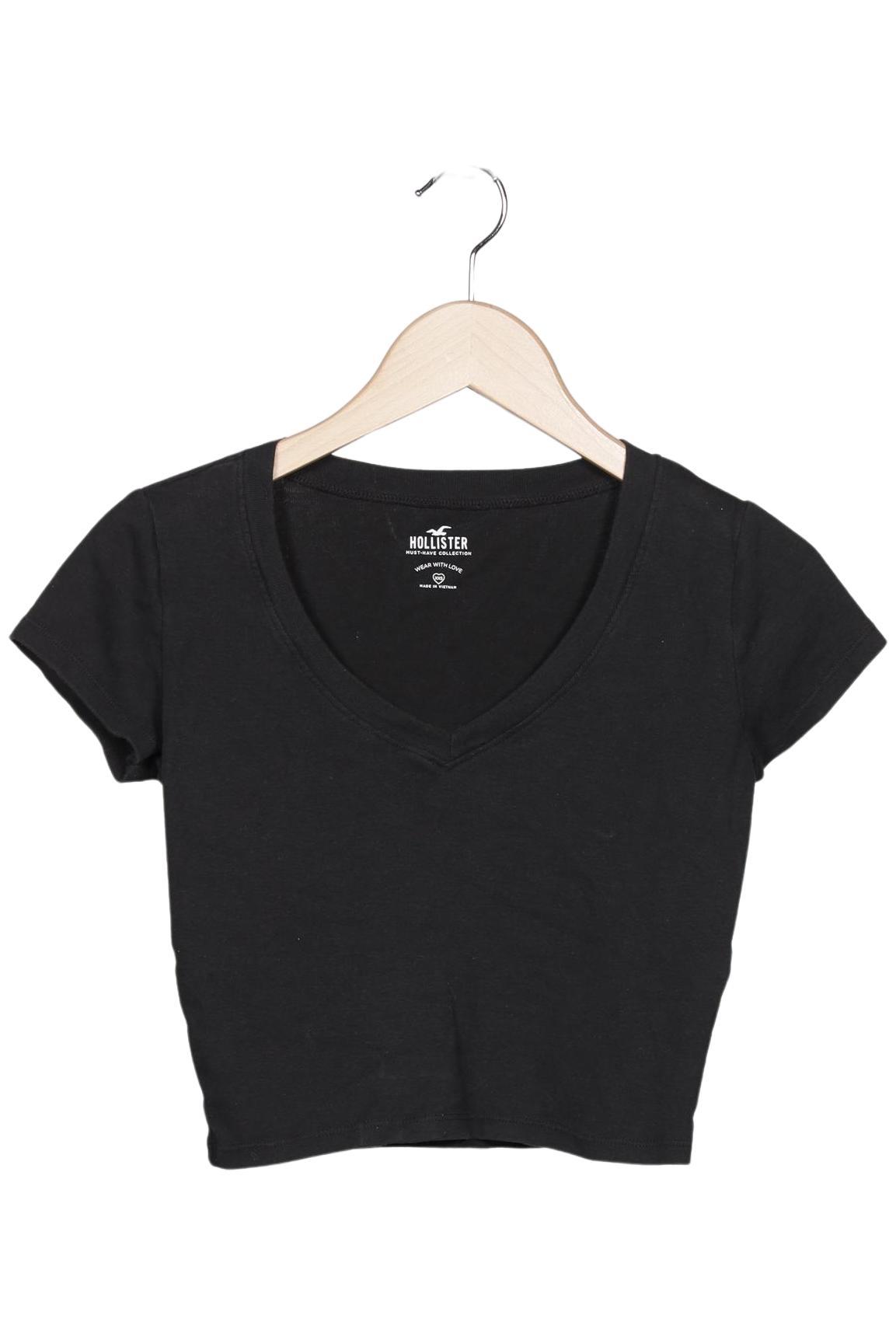 

Hollister Damen T-Shirt, schwarz, Gr. 32