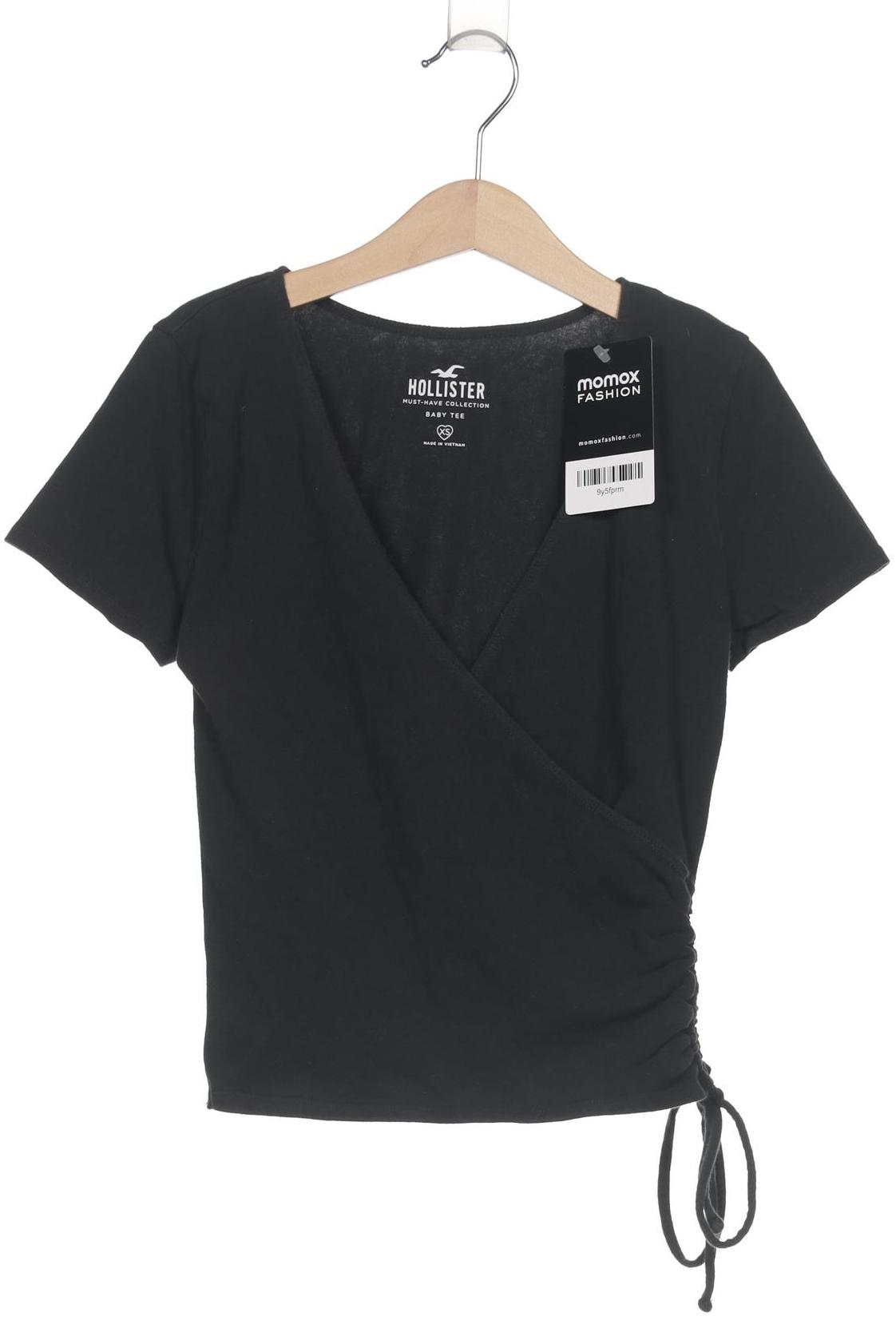 

Hollister Damen T-Shirt, schwarz, Gr. 34