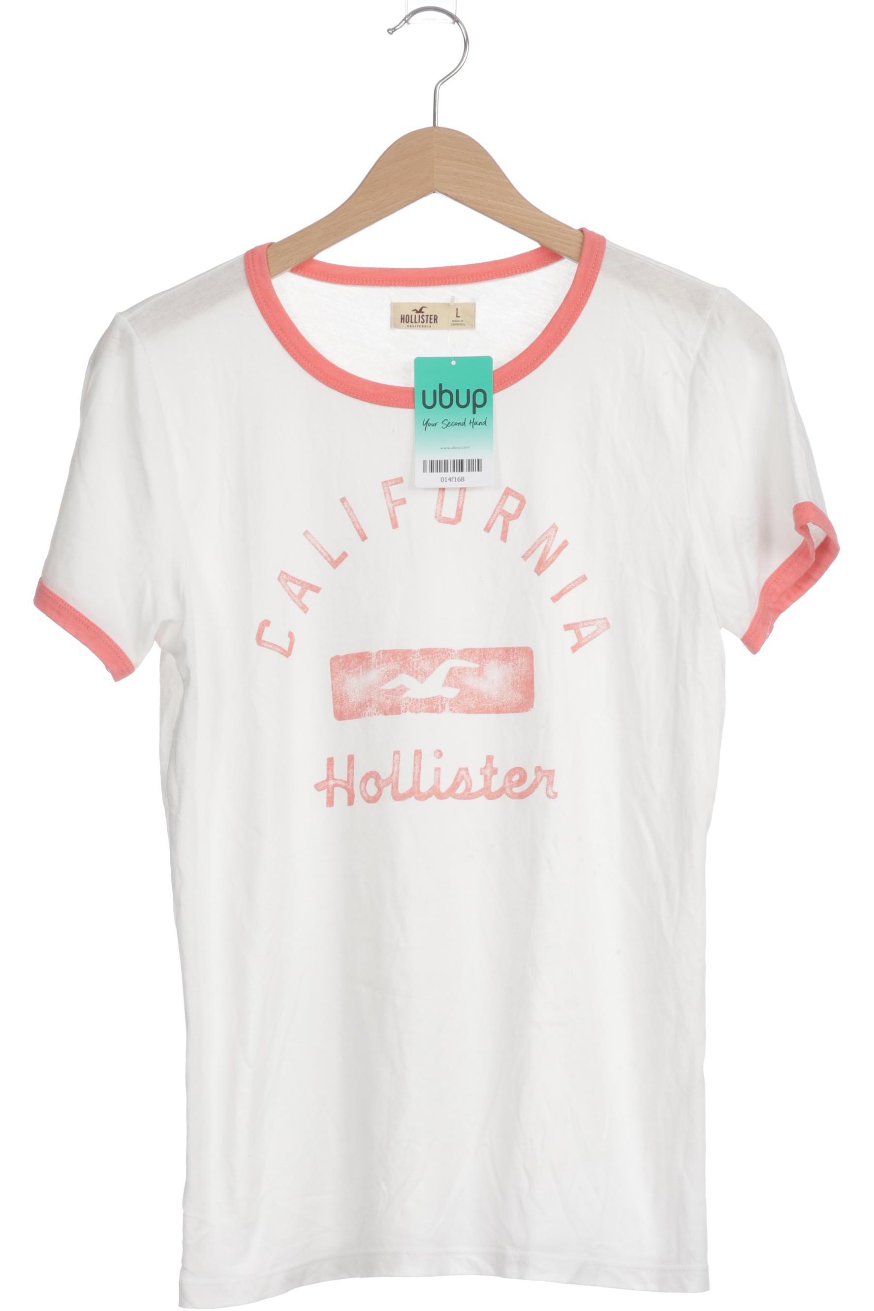 

Hollister Damen T-Shirt, weiß, Gr.