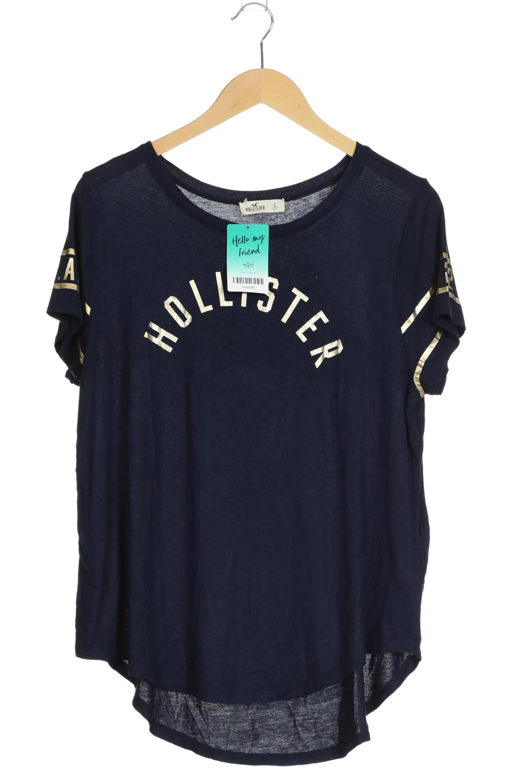 

Hollister Damen T-Shirt, blau, Gr.