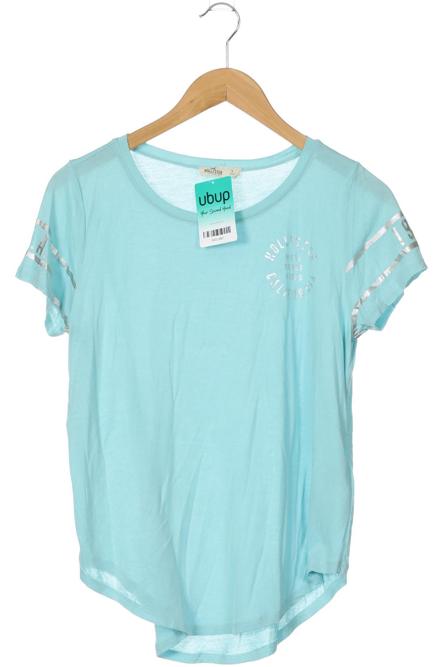 

Hollister Damen T-Shirt, blau, Gr.