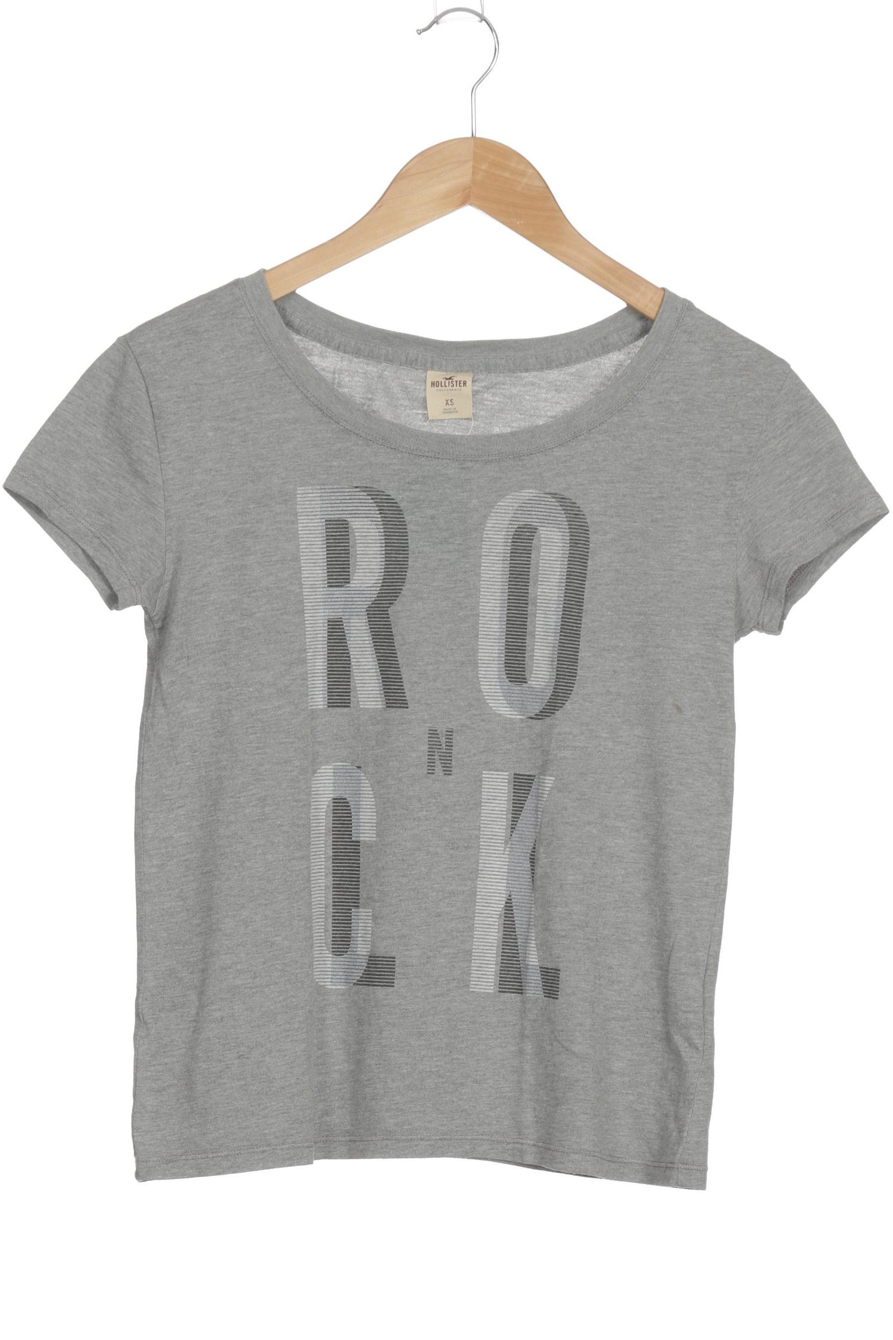

Hollister Damen T-Shirt, grau, Gr.