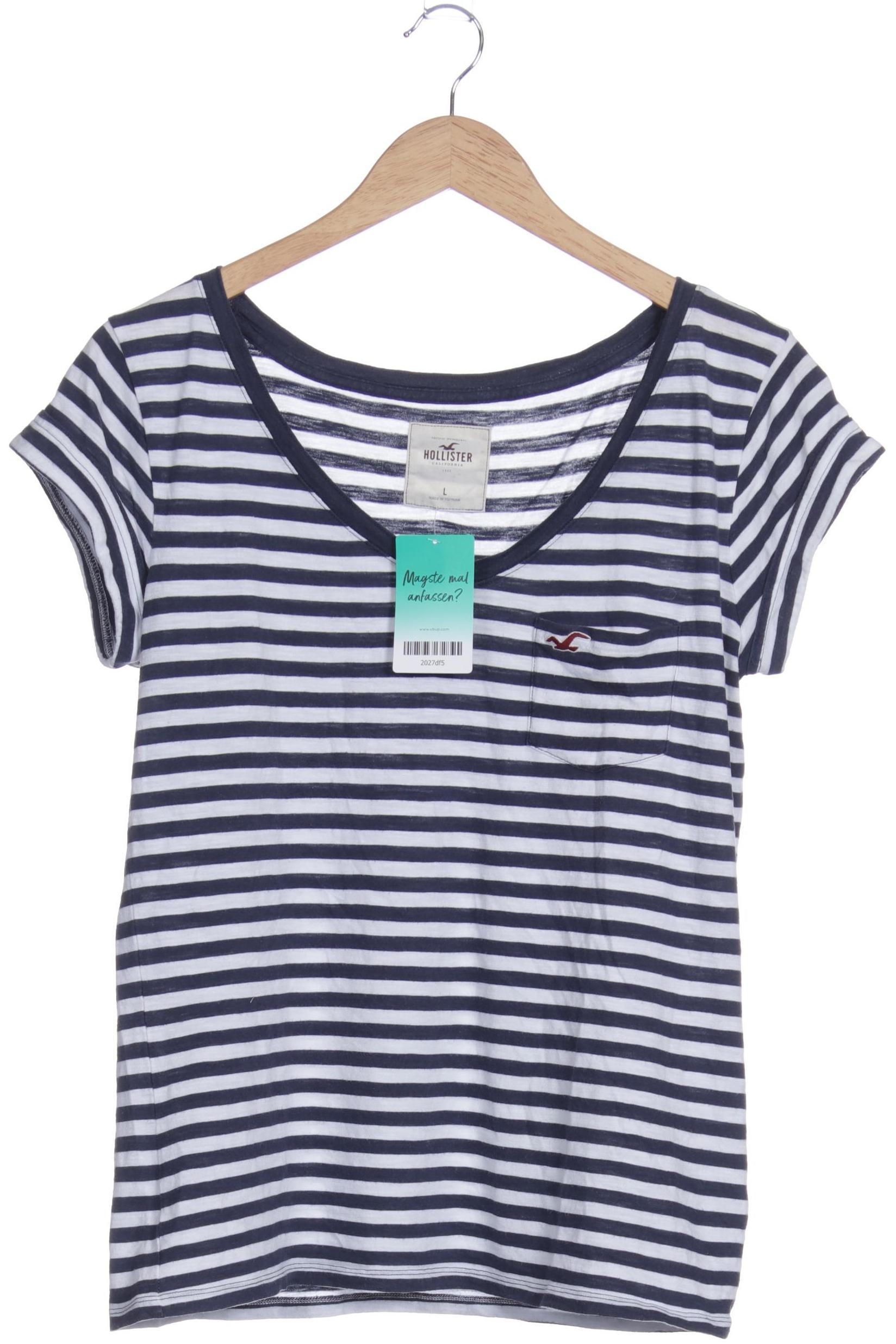 

Hollister Damen T-Shirt, blau, Gr.