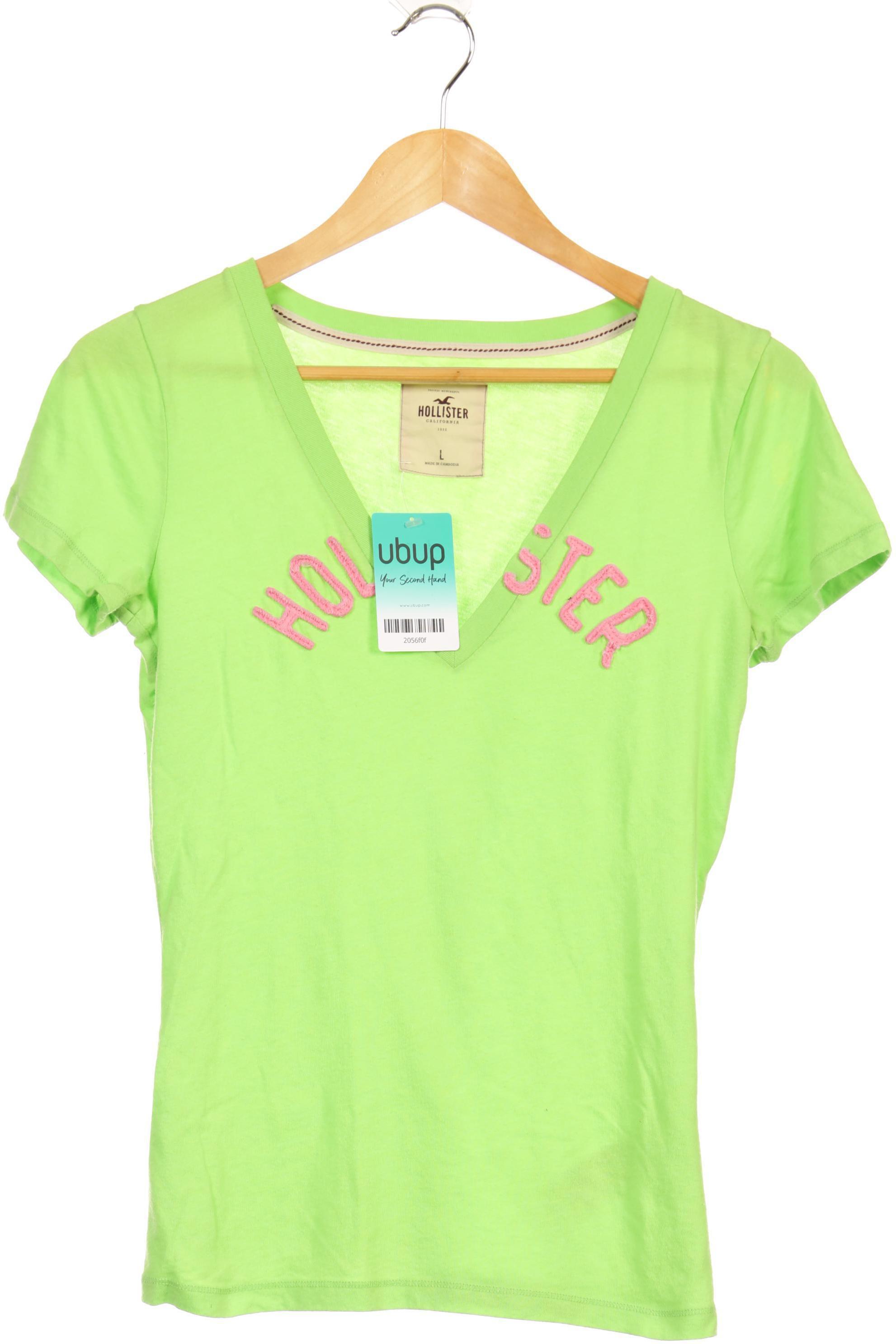 

Hollister Damen T-Shirt, grün, Gr.