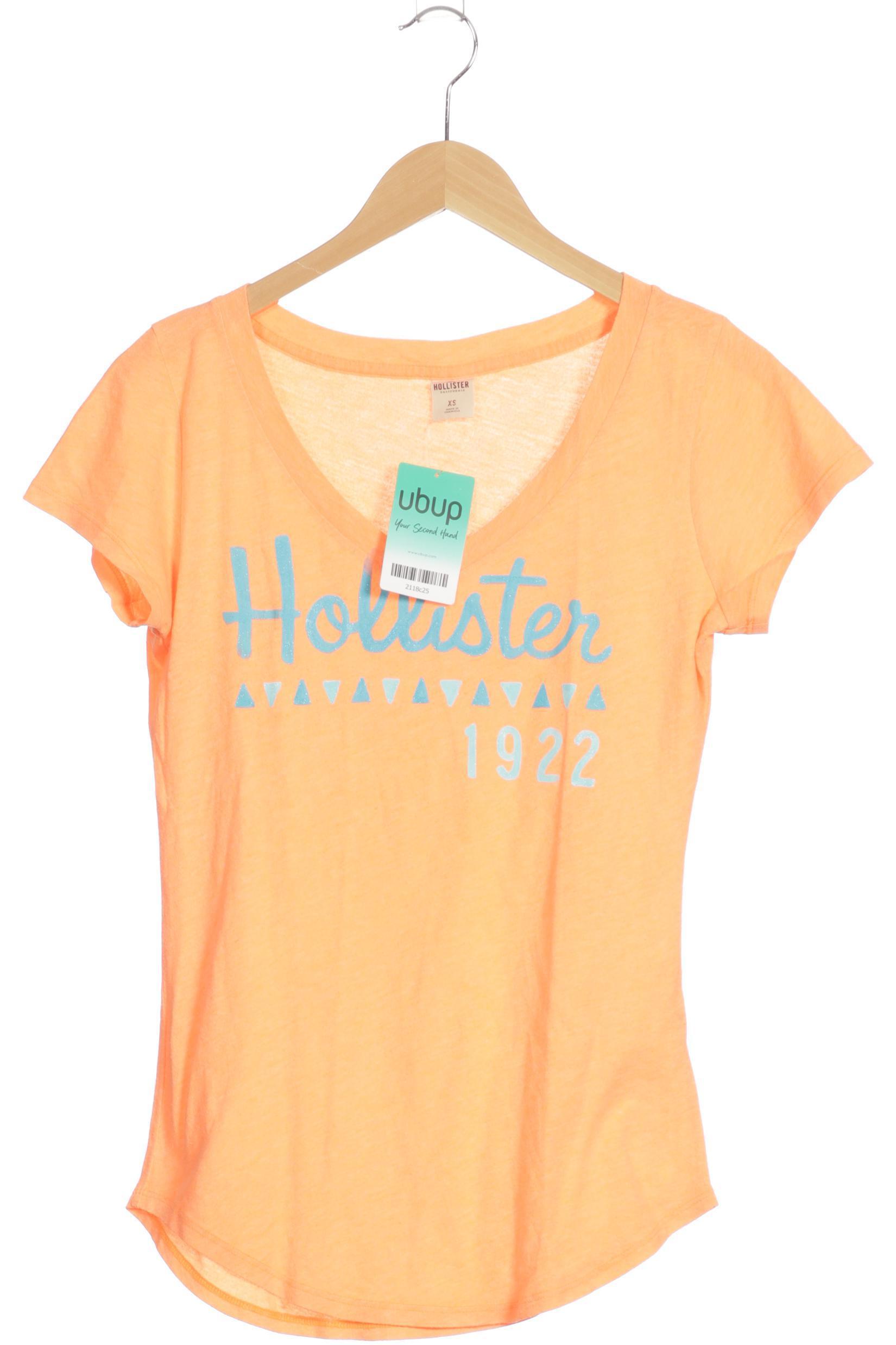 

Hollister Damen T-Shirt, orange, Gr.