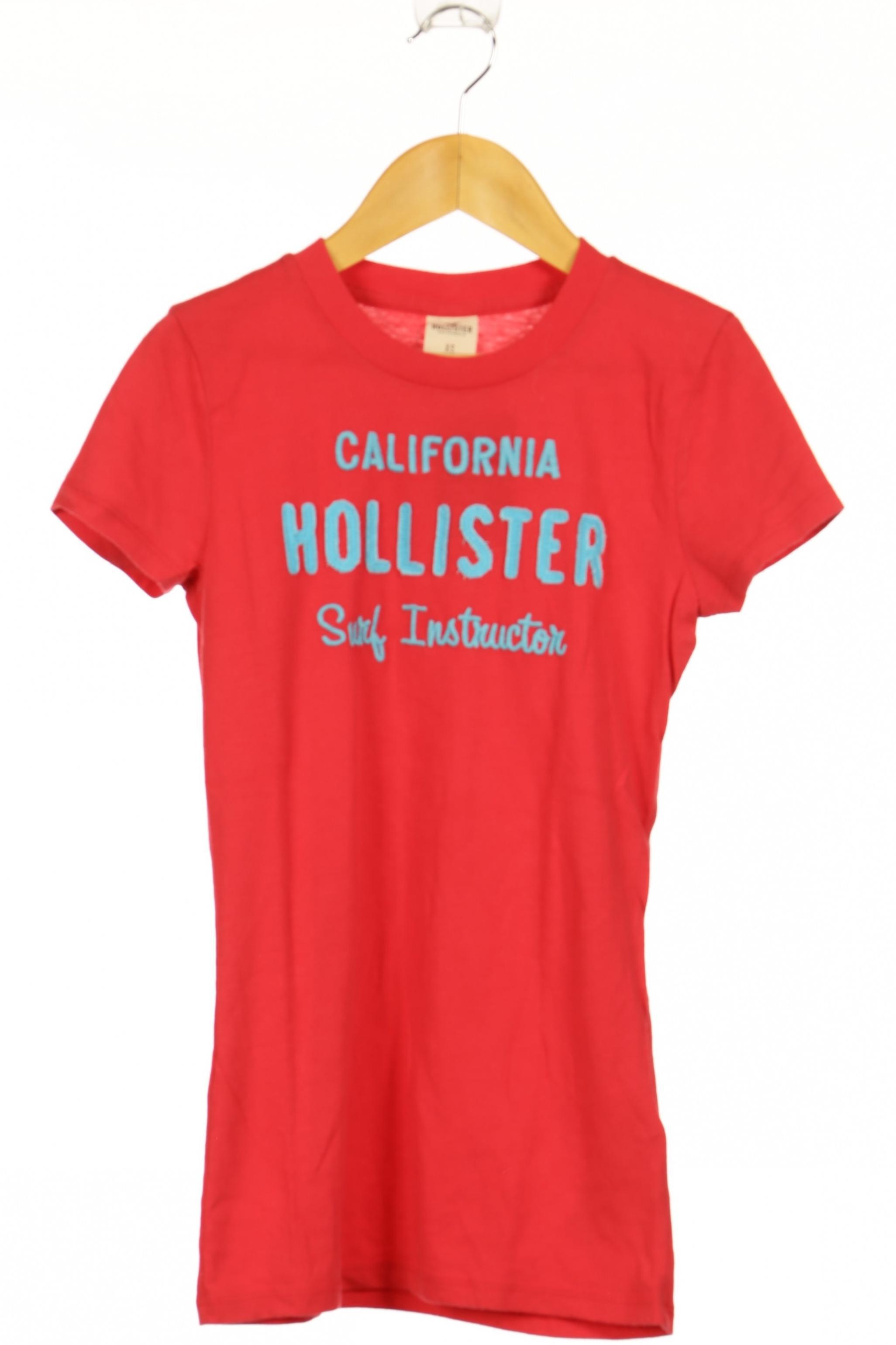 

Hollister Damen T-Shirt, rot, Gr.