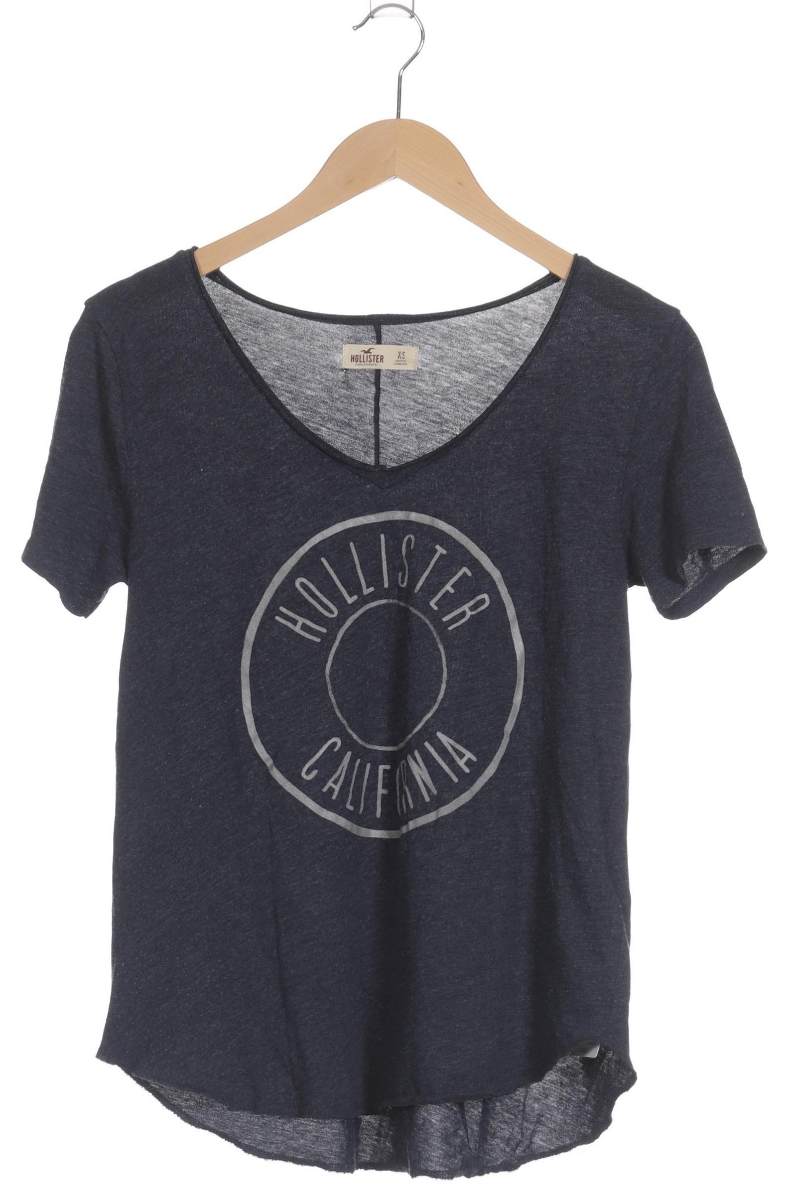 

Hollister Damen T-Shirt, blau, Gr.