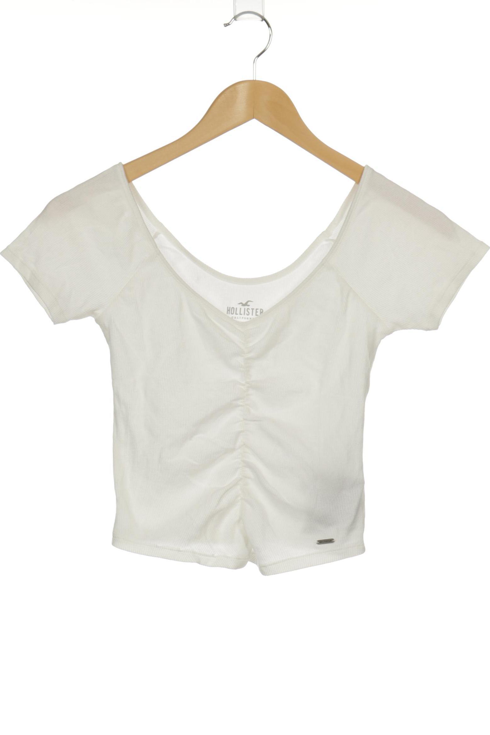 

Hollister Damen T-Shirt, weiß, Gr.