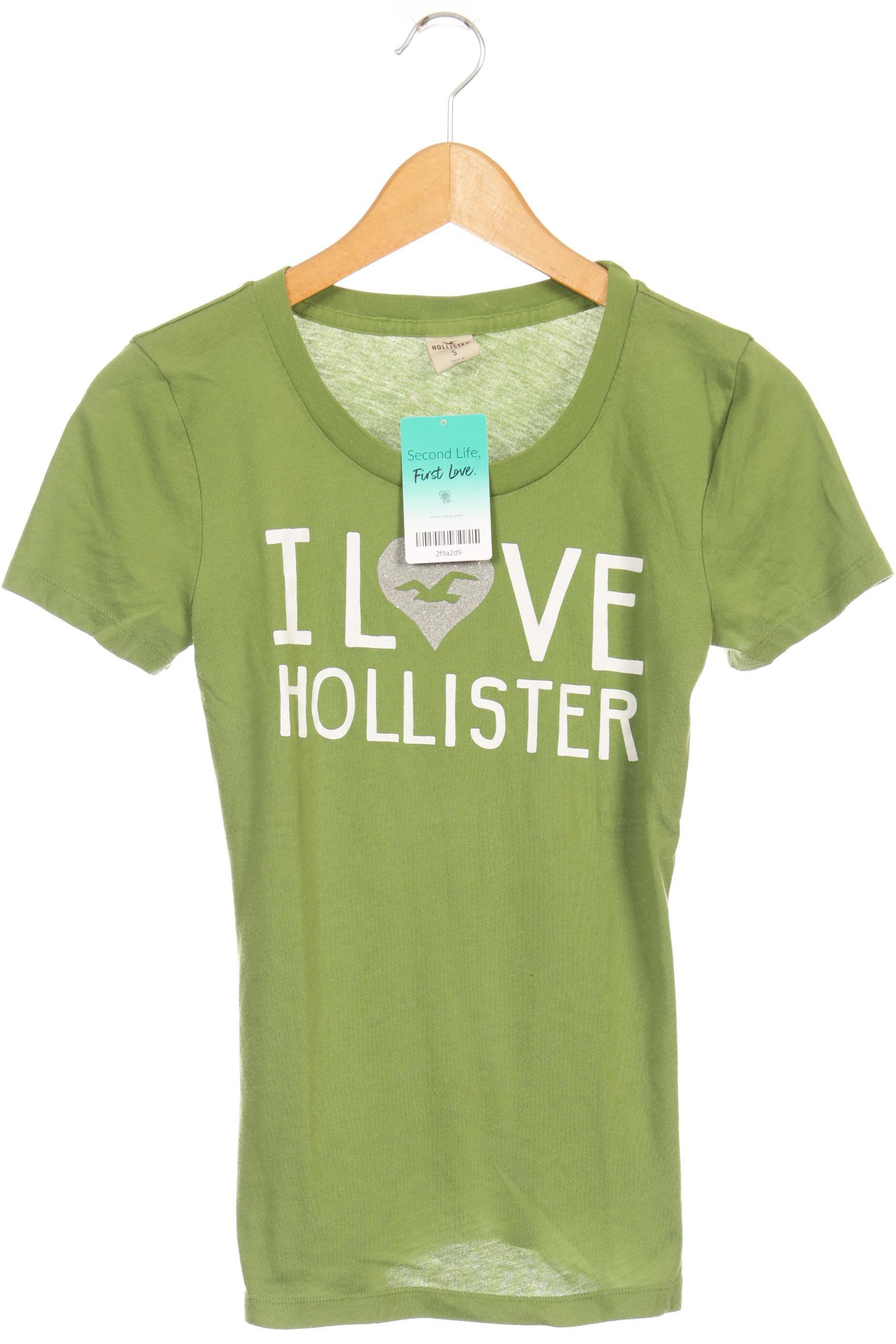 

Hollister Damen T-Shirt, grün, Gr.