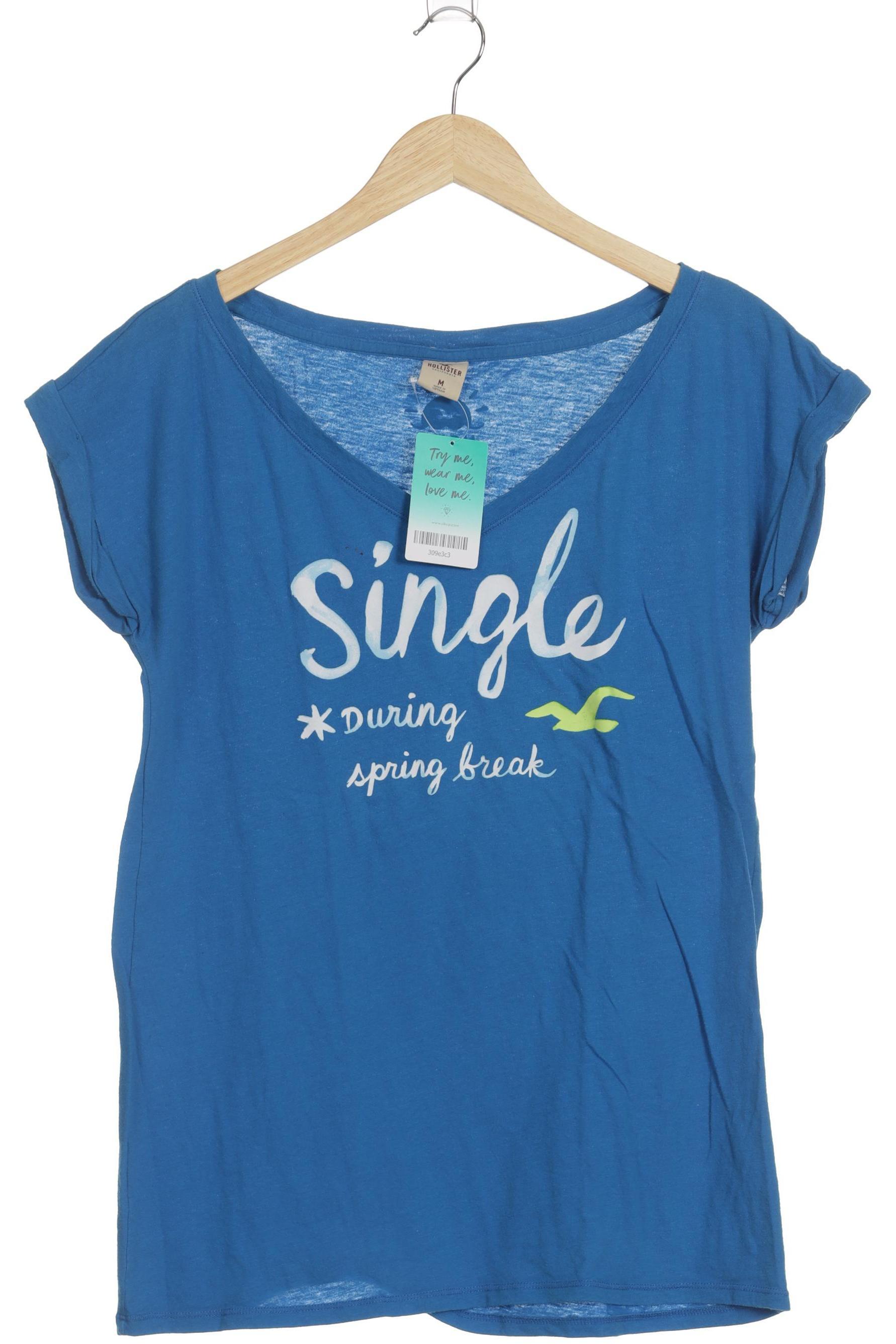 

Hollister Damen T-Shirt, blau, Gr.