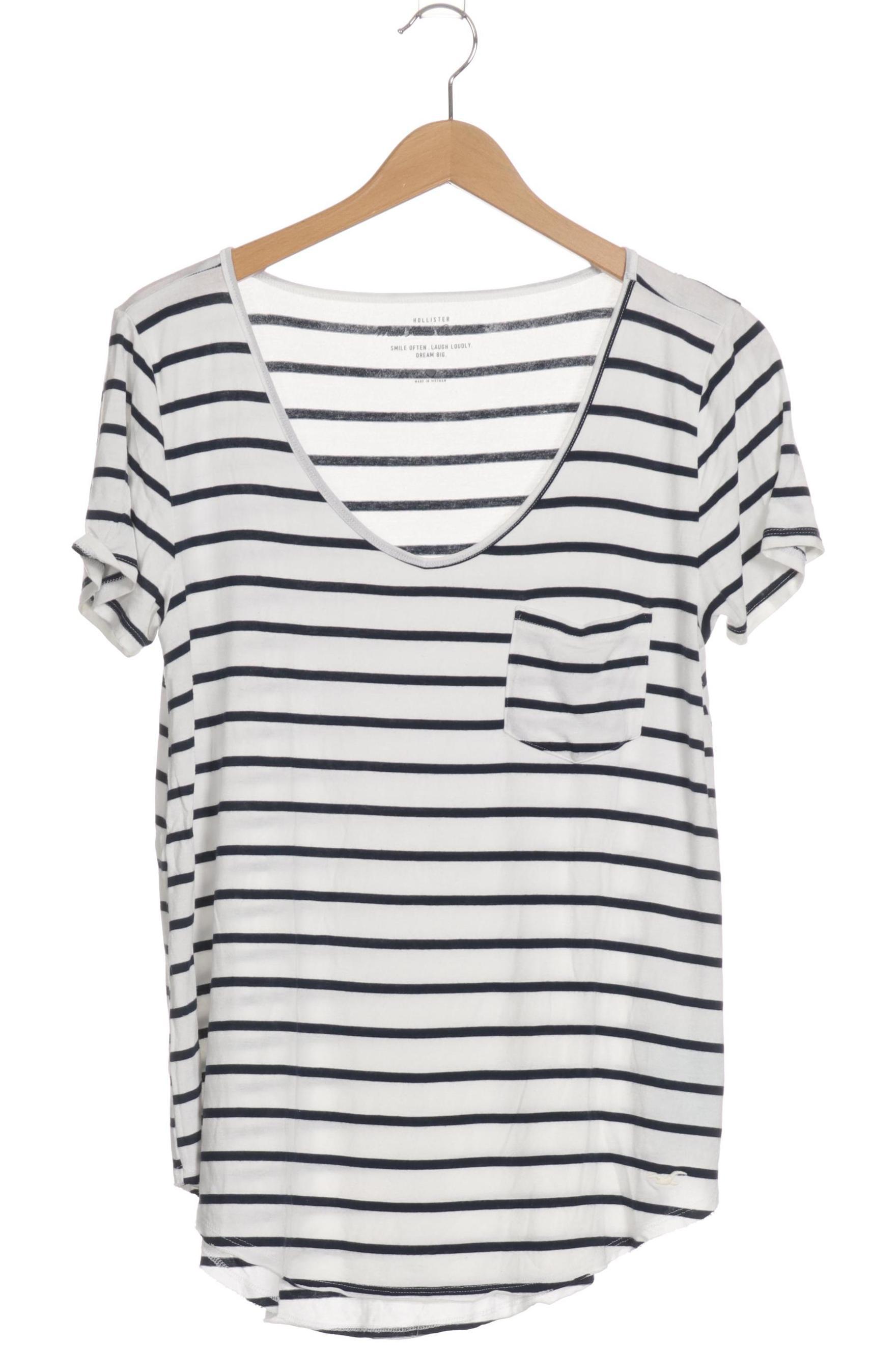 

Hollister Damen T-Shirt, weiß, Gr.