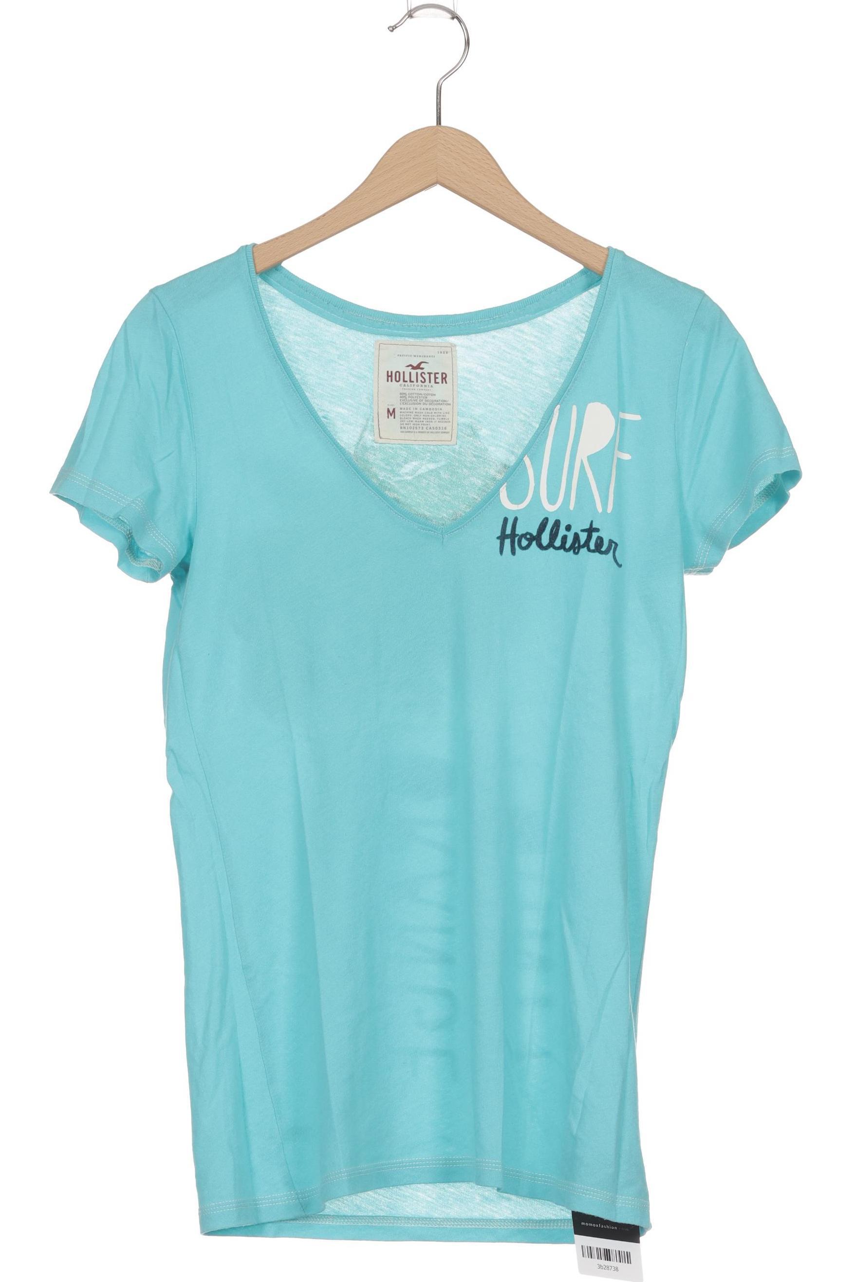 

Hollister Damen T-Shirt, türkis, Gr.