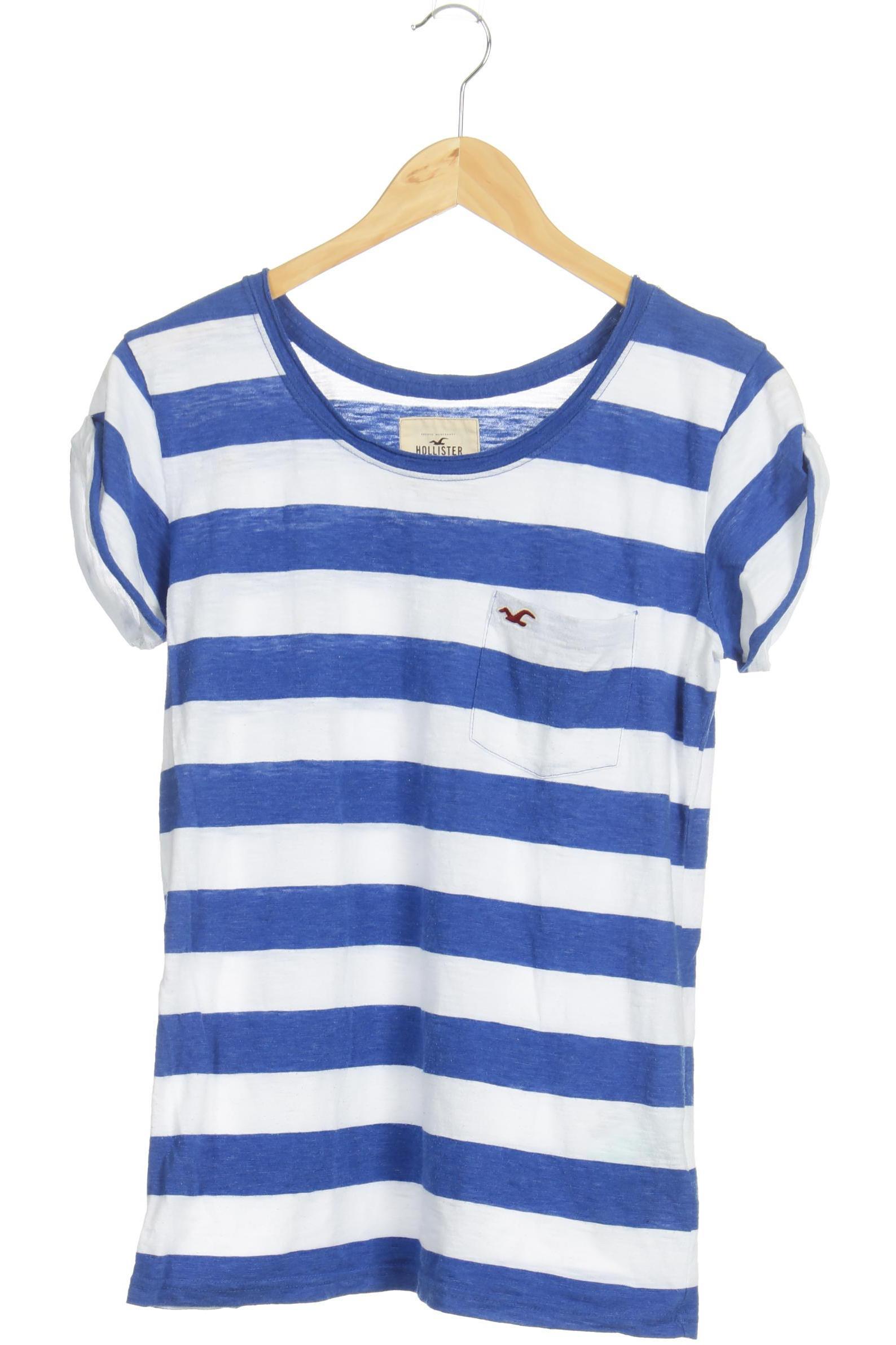 

Hollister Damen T-Shirt, blau, Gr.