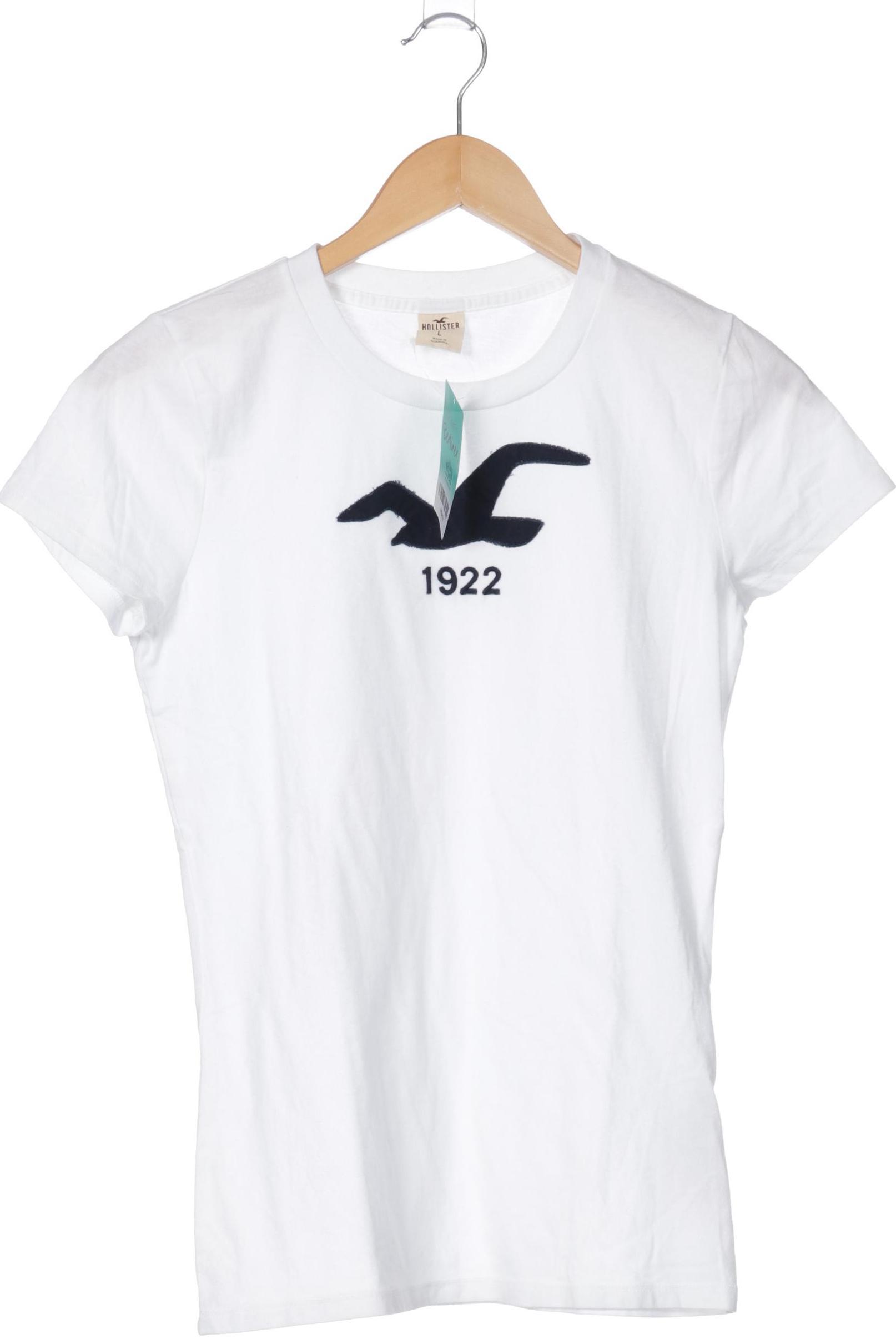 

Hollister Damen T-Shirt, weiß, Gr.