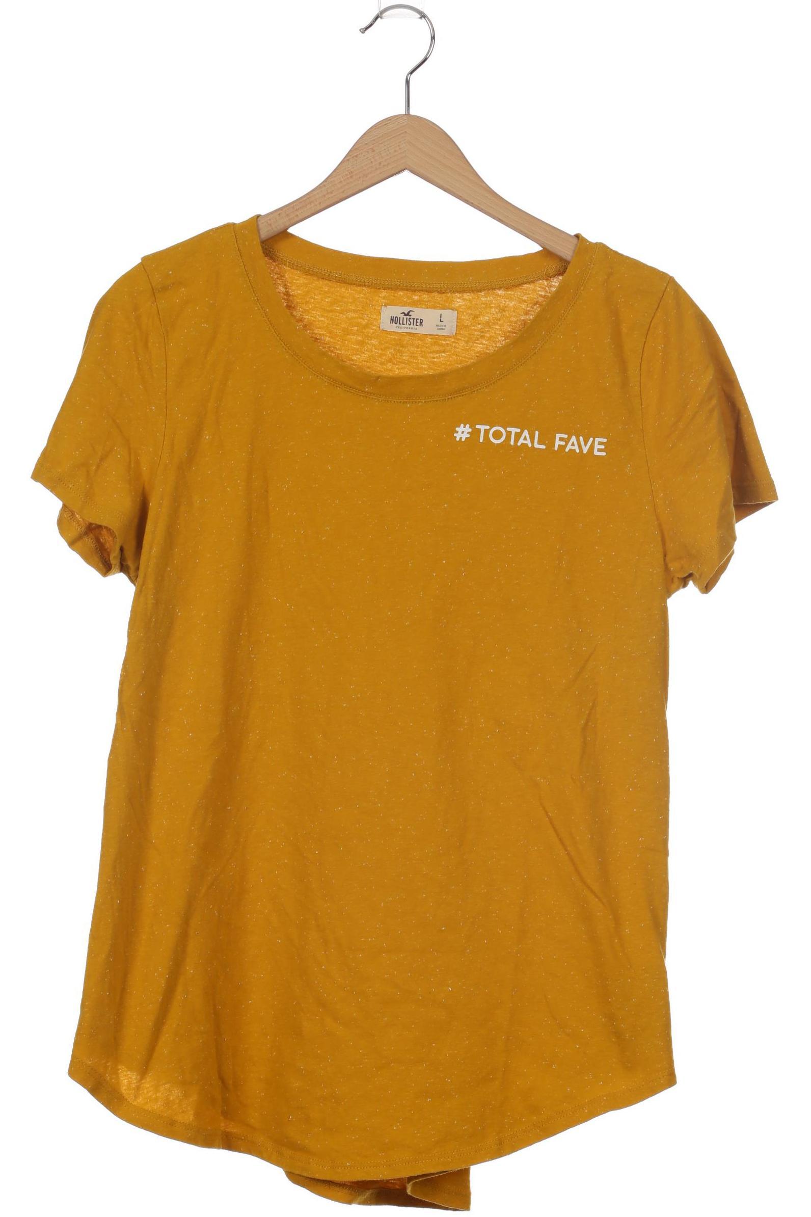 

Hollister Damen T-Shirt, orange, Gr.