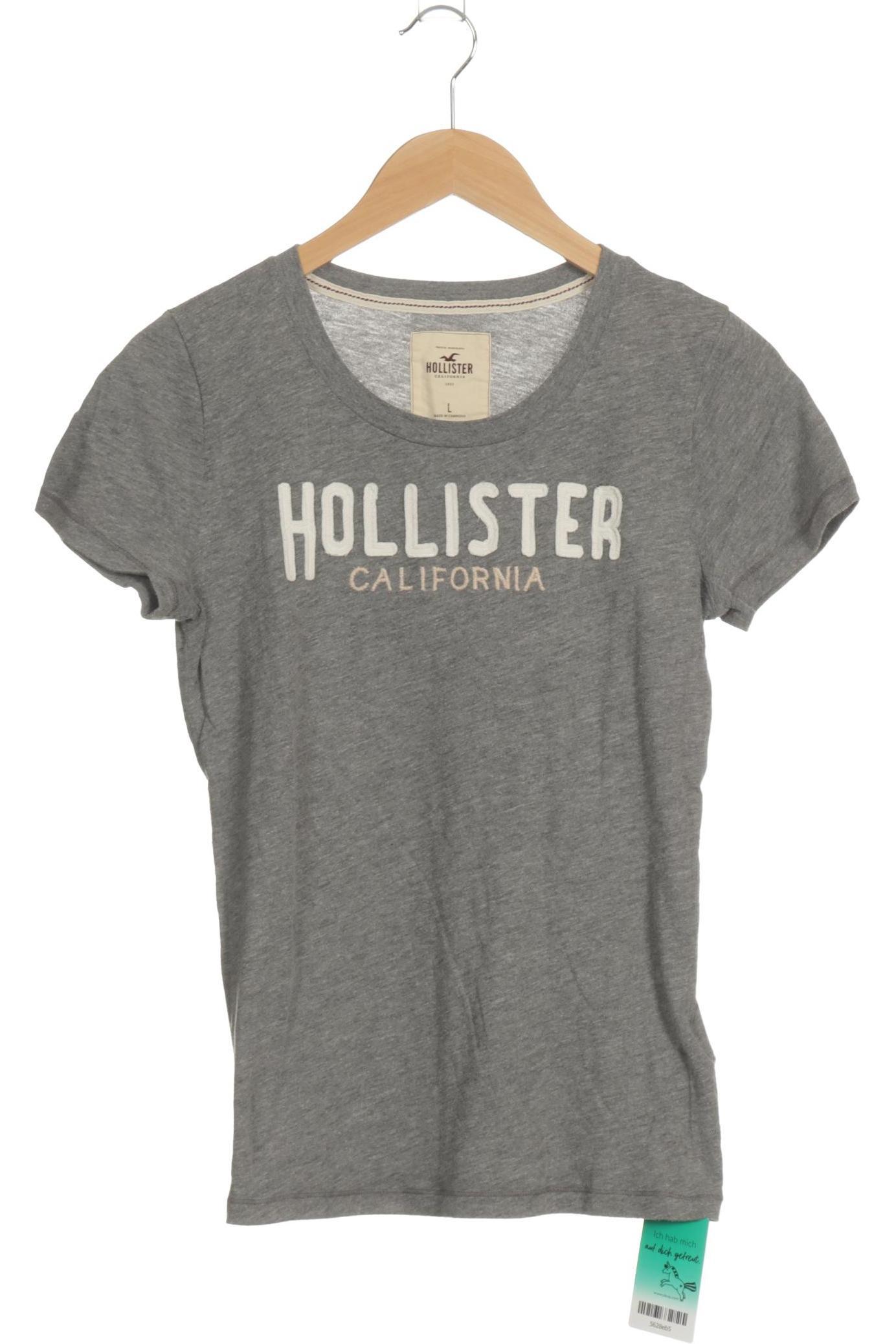 

Hollister Damen T-Shirt, grau, Gr.