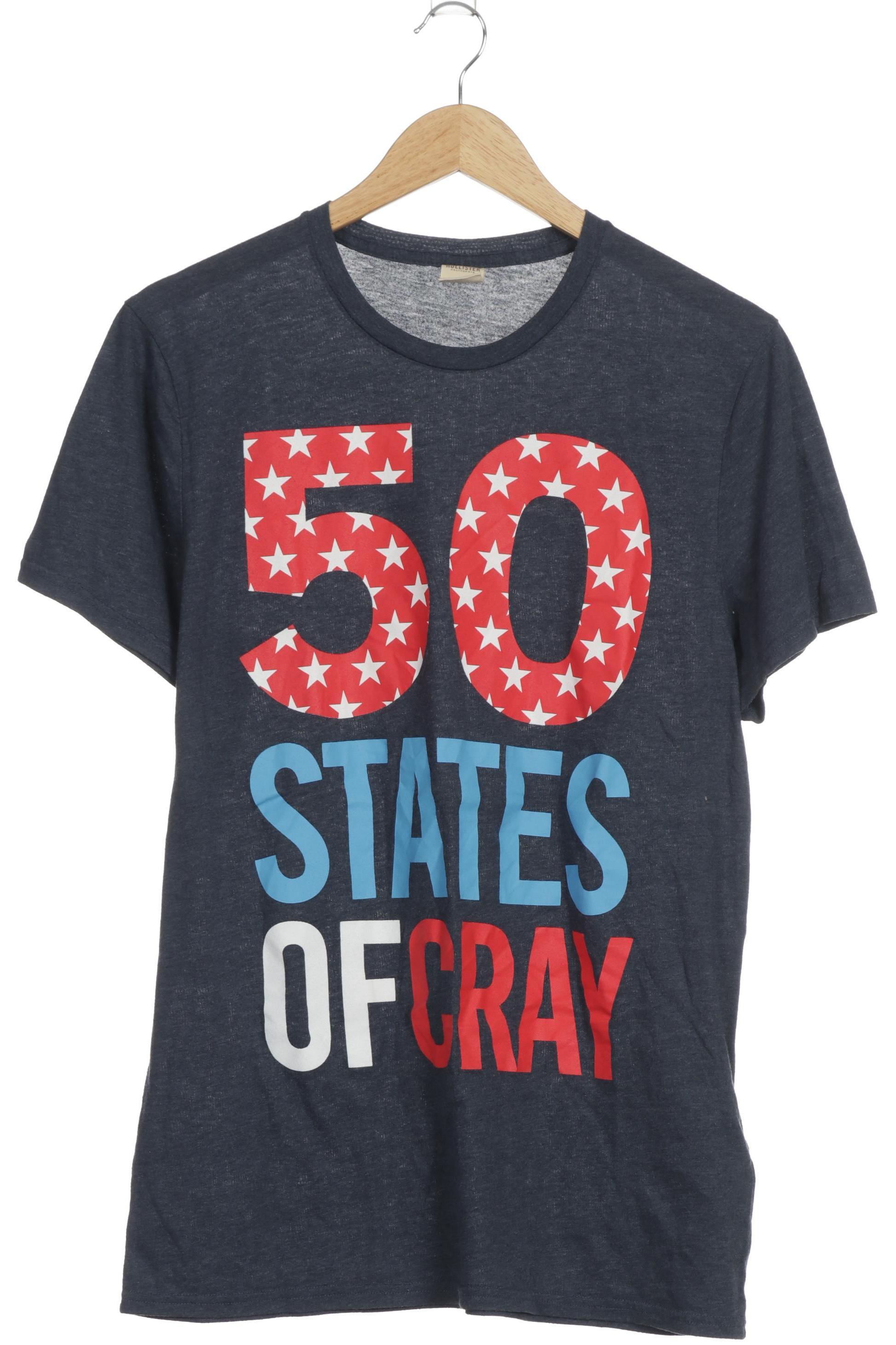 

Hollister Damen T-Shirt, blau, Gr.