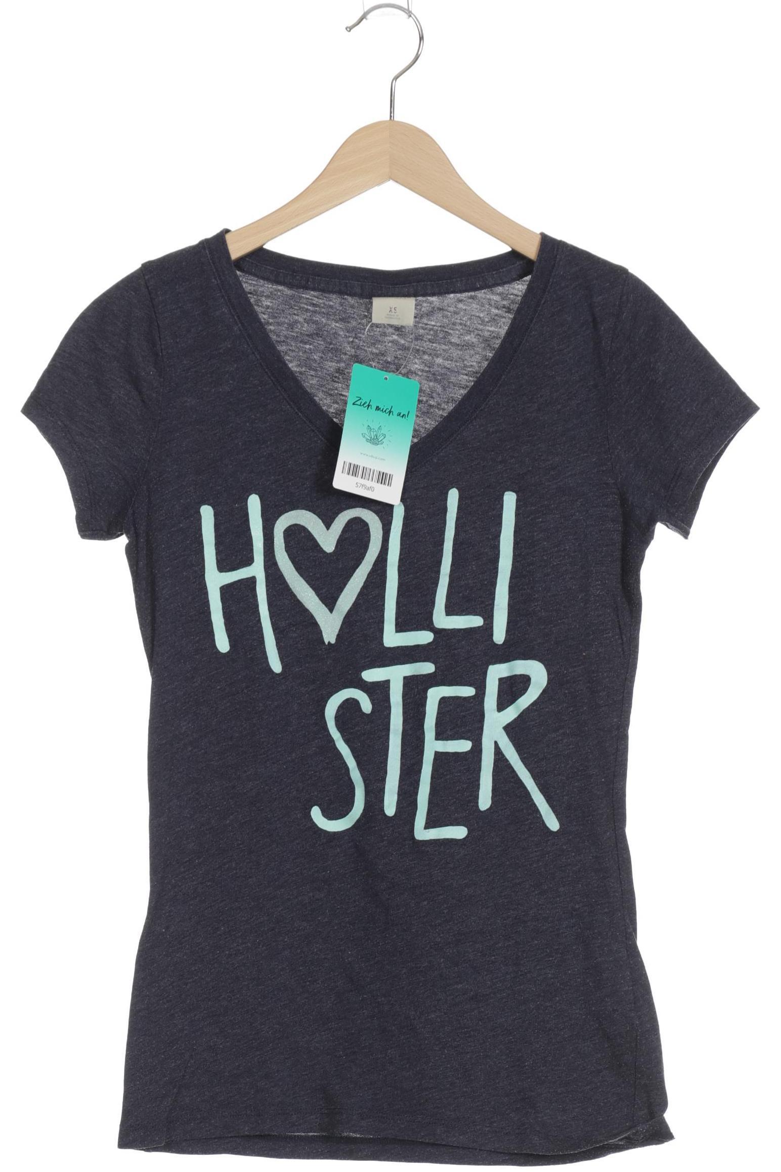 

Hollister Damen T-Shirt, blau, Gr.
