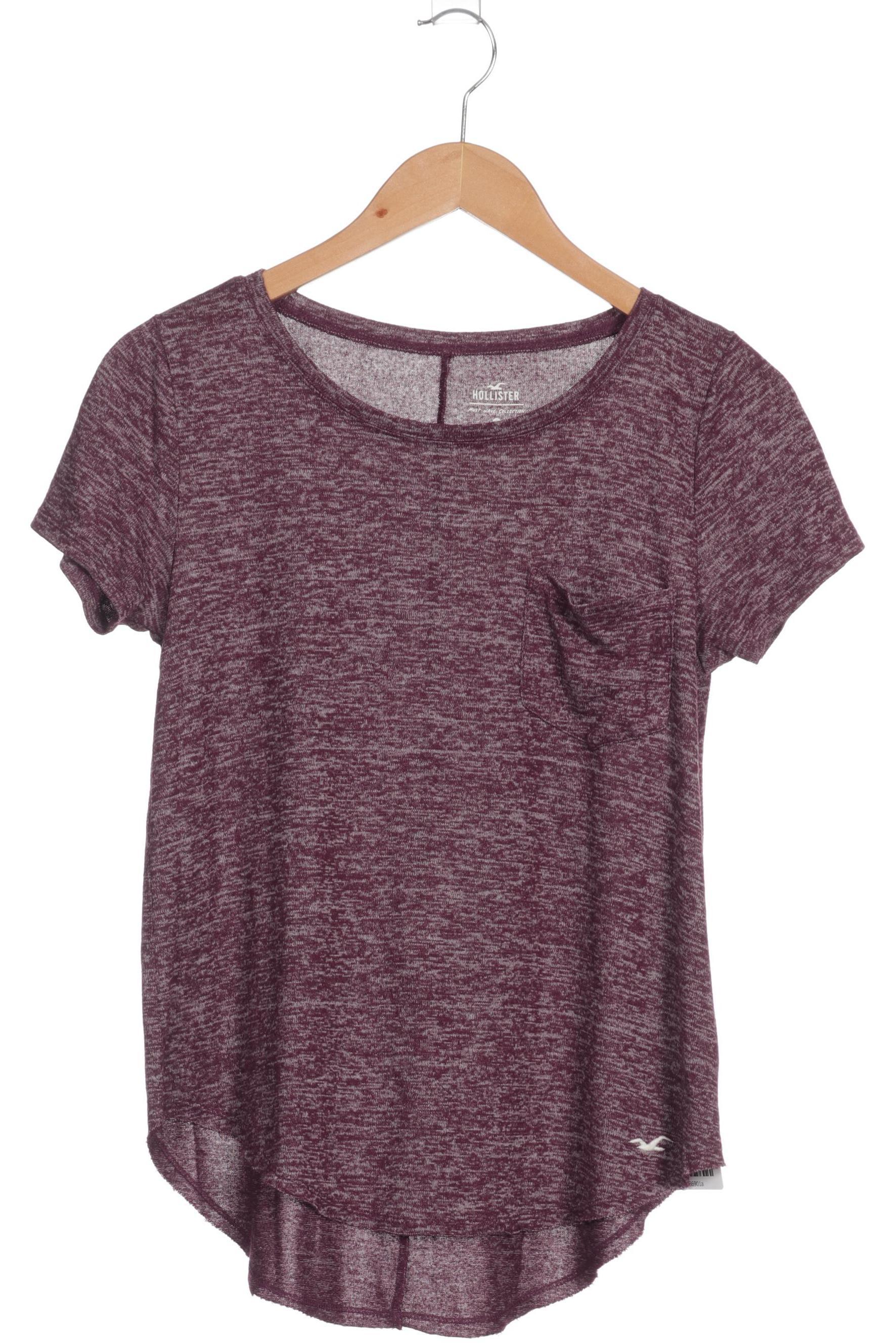 

Hollister Damen T-Shirt, lila, Gr.
