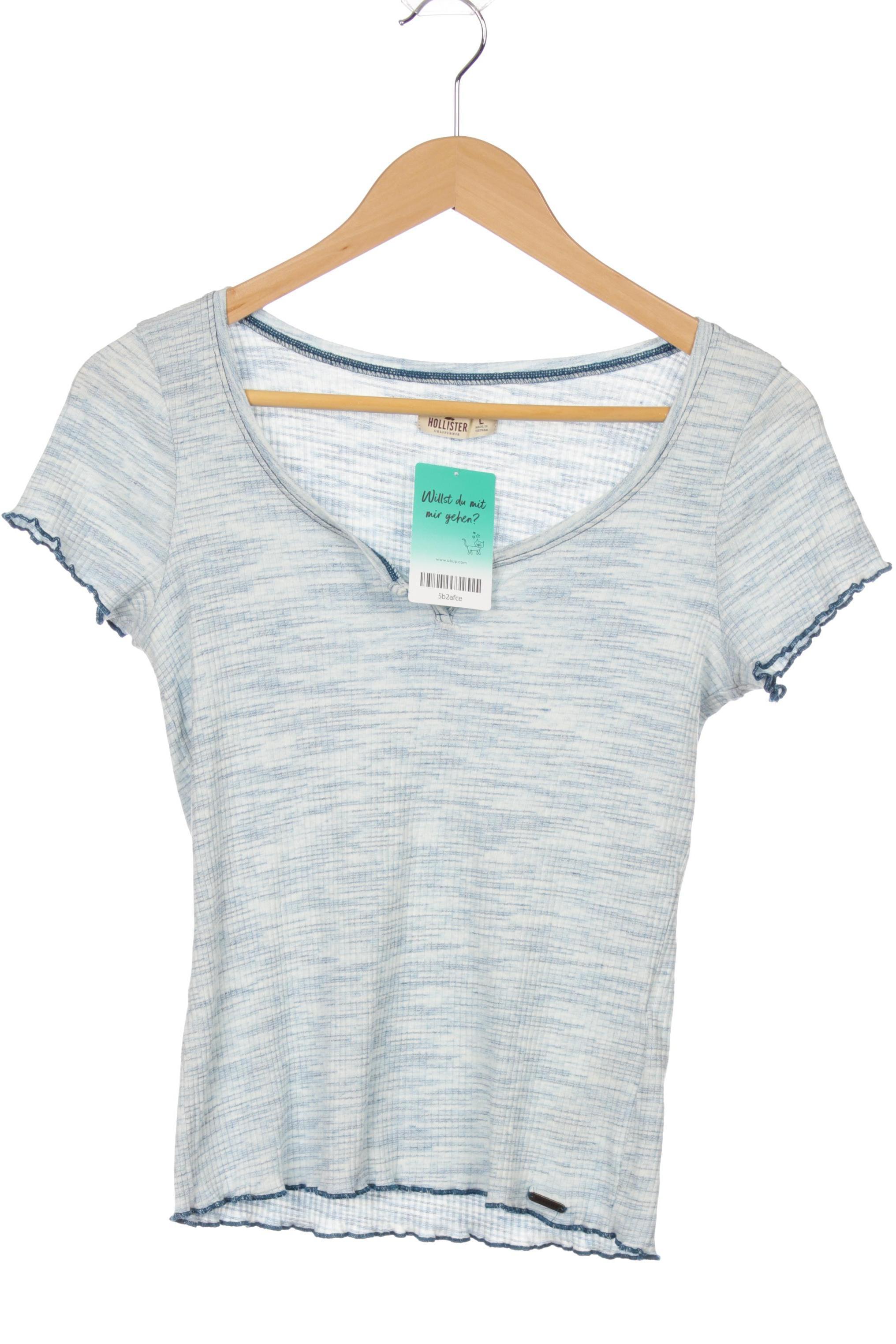 

Hollister Damen T-Shirt, blau, Gr.