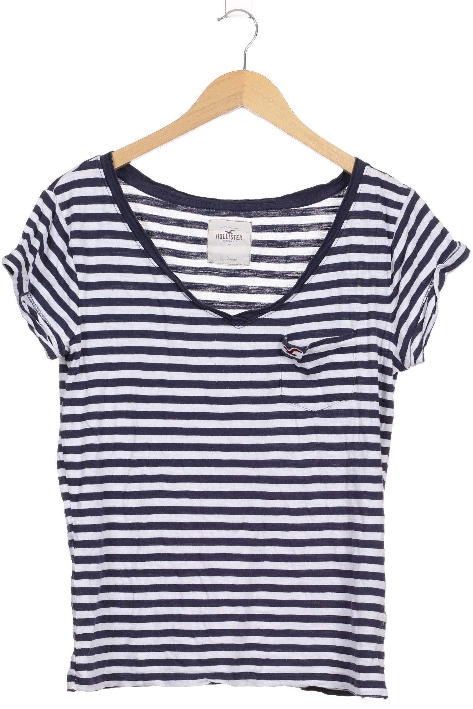 

Hollister Damen T-Shirt, blau, Gr.