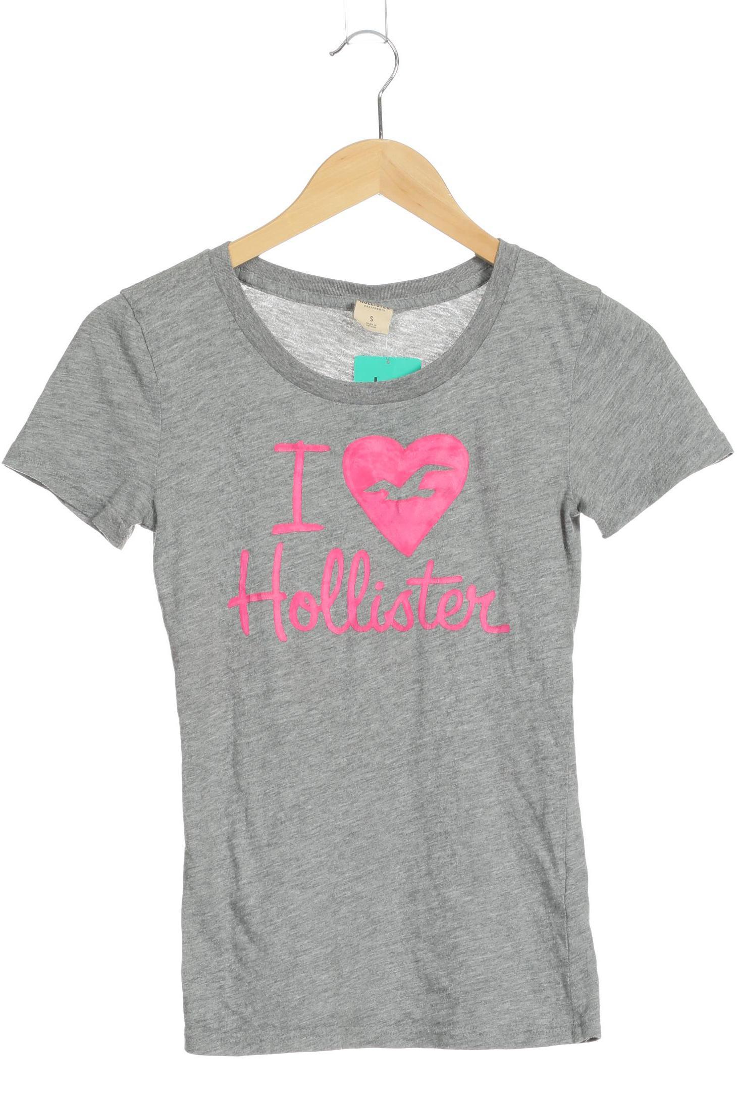 

Hollister Damen T-Shirt, grau, Gr.