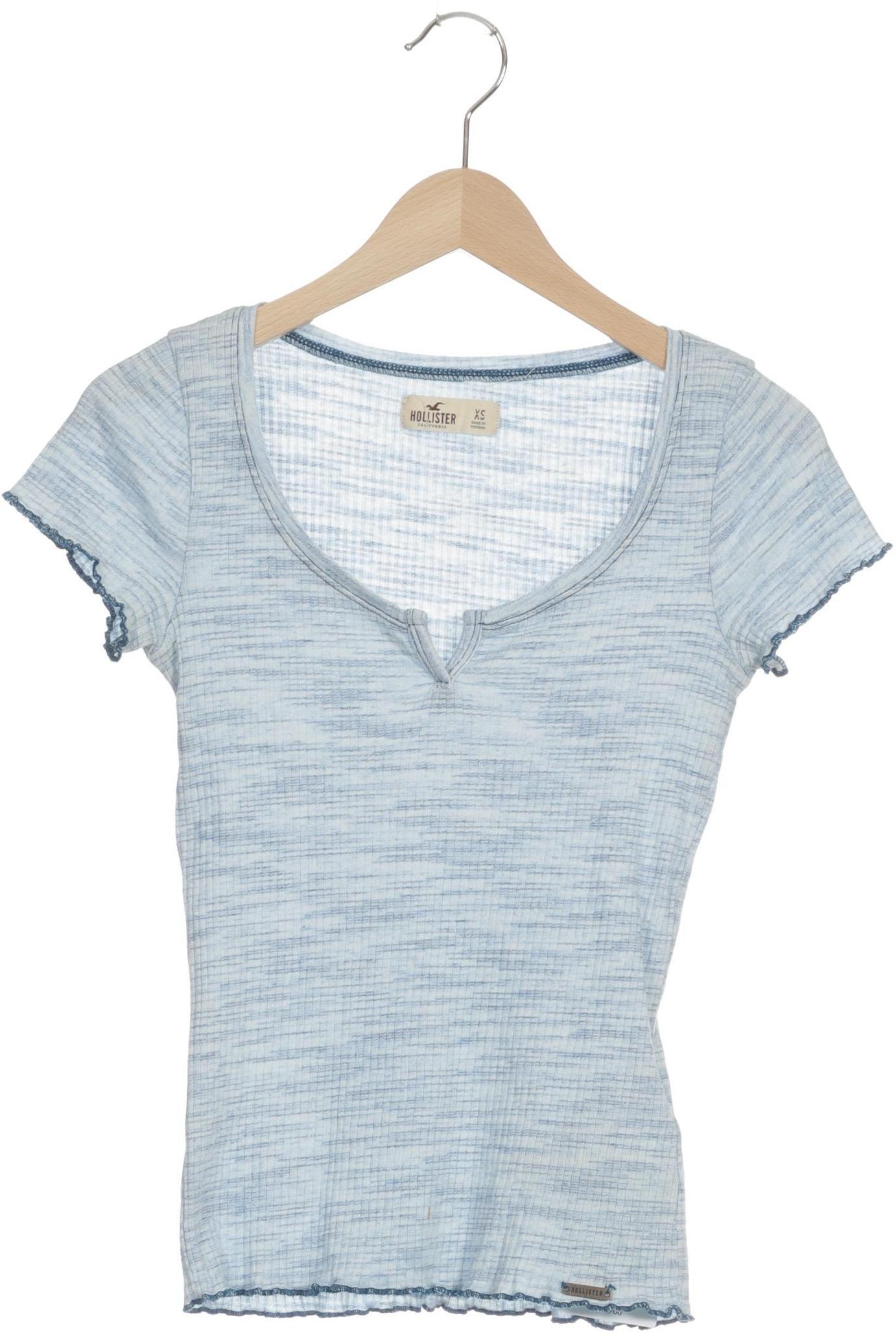 

Hollister Damen T-Shirt, blau, Gr.